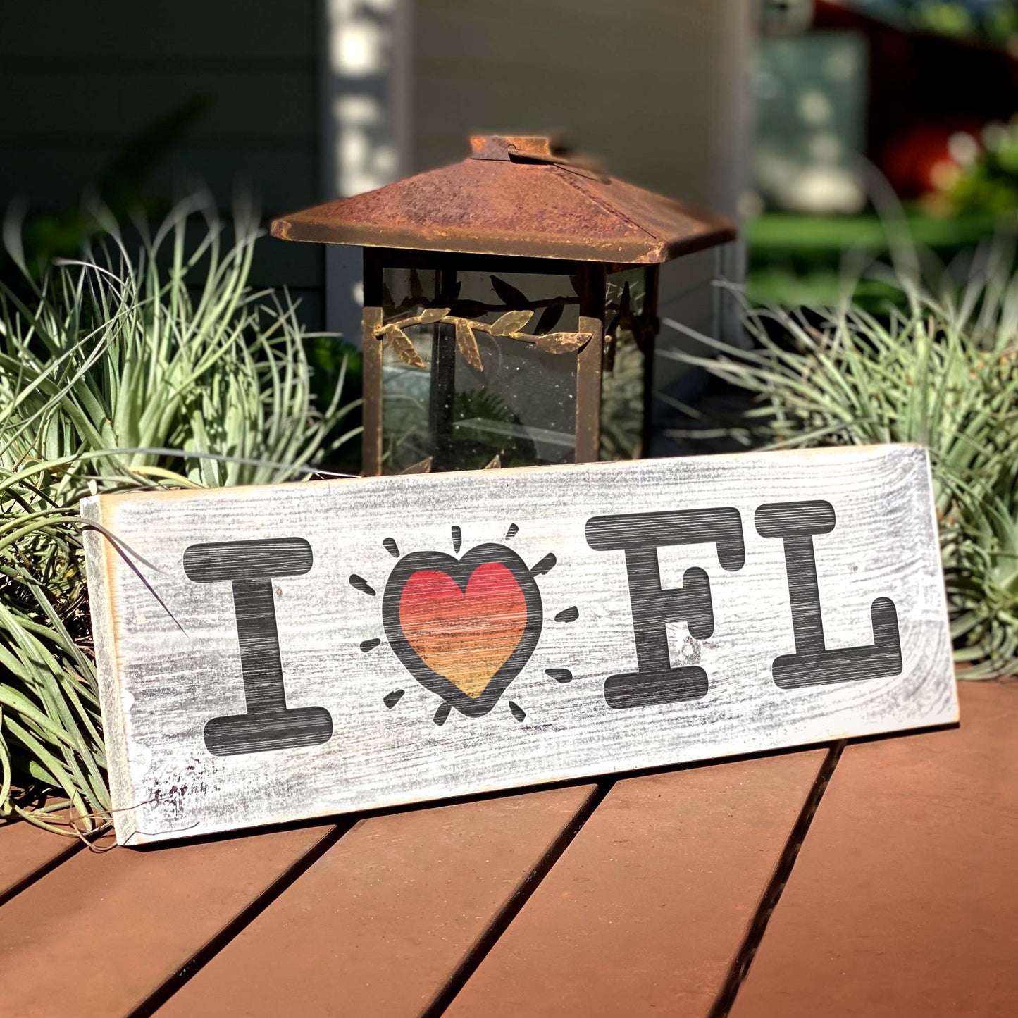 I Heart Florida - Handcrafted Artisan Wood Sign
