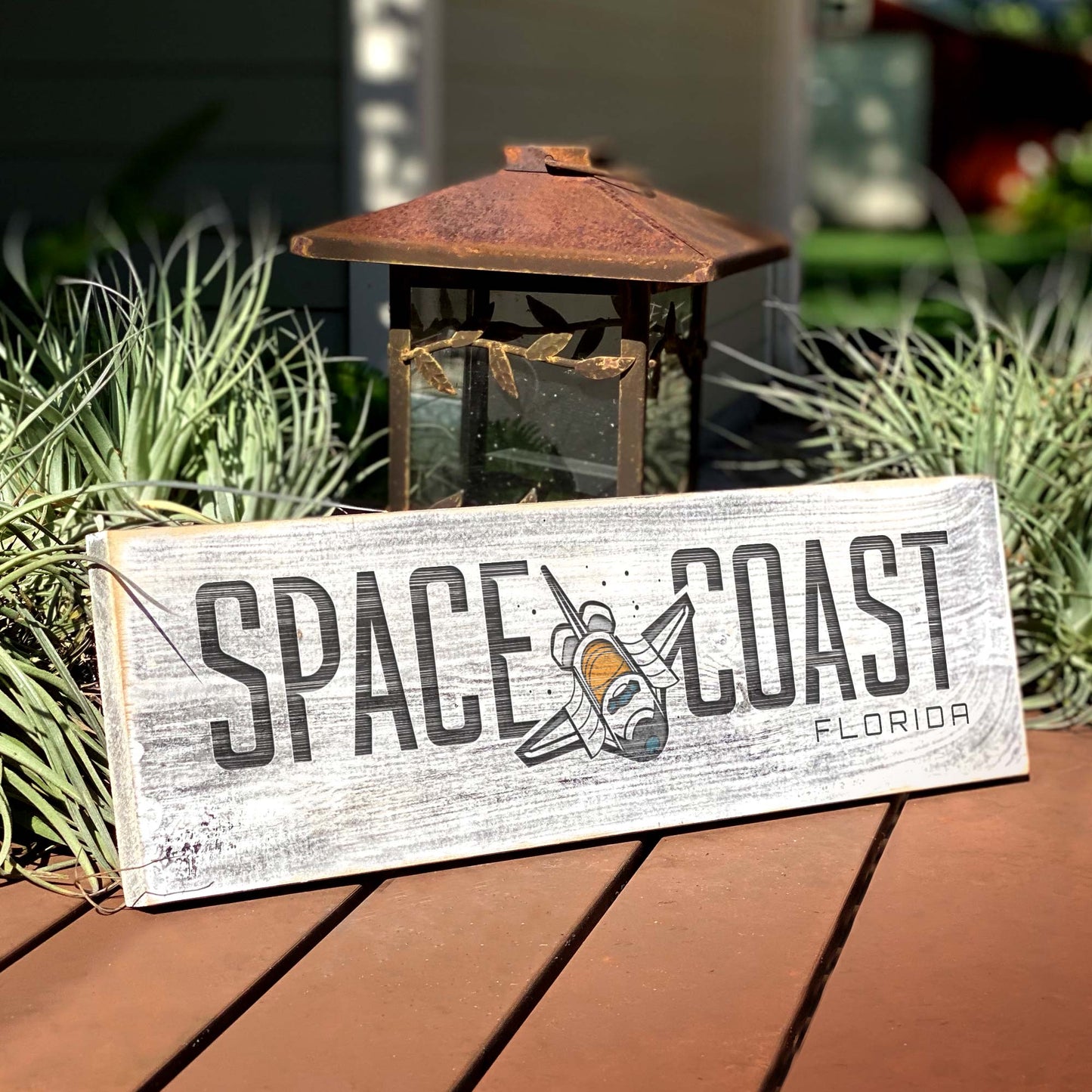 Space Coast FL - Handcrafted Artisan Wood Sign