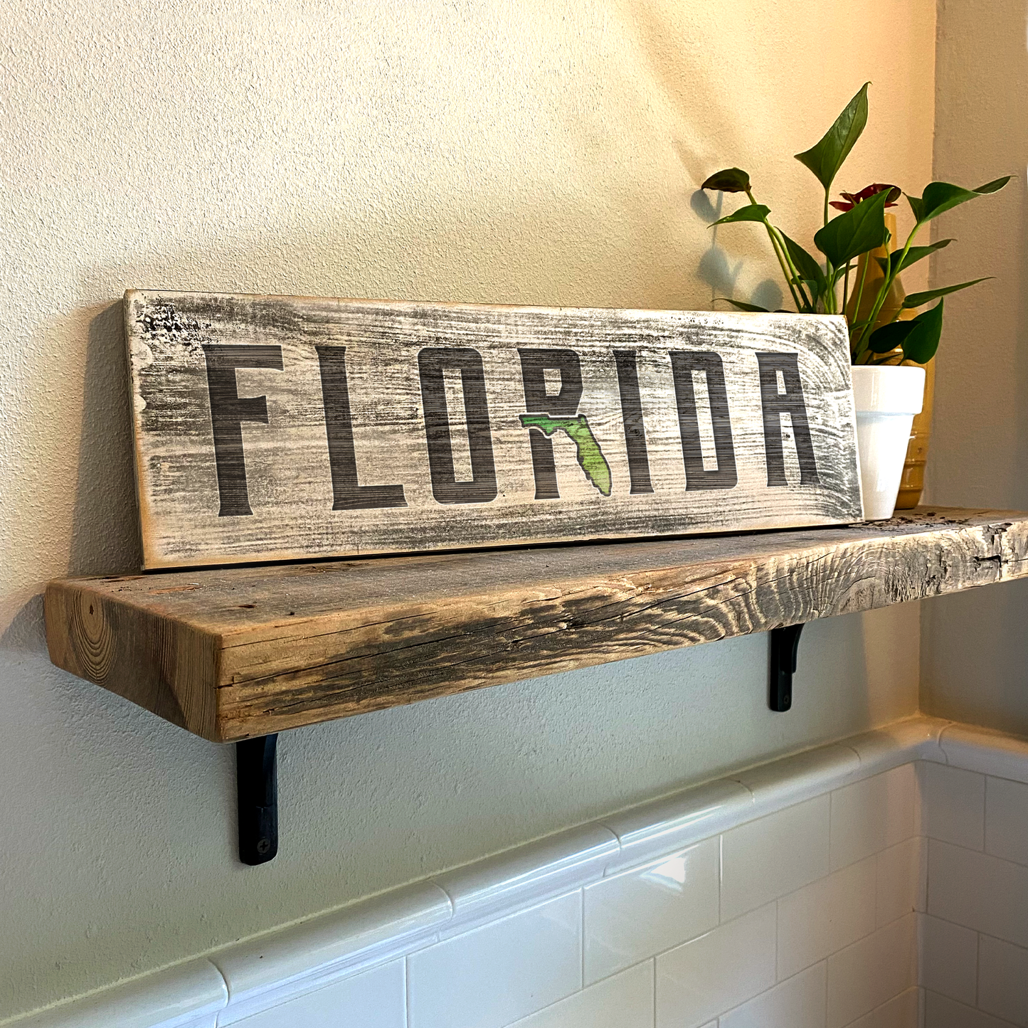 Florida - Handcrafted Artisan Wood Sign