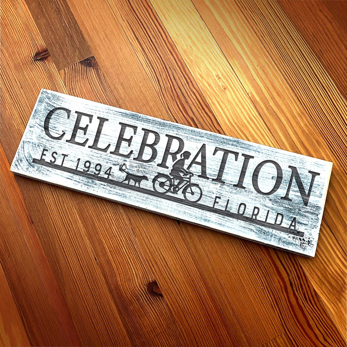 Celebration - Handcrafted Artisan Wood Sign