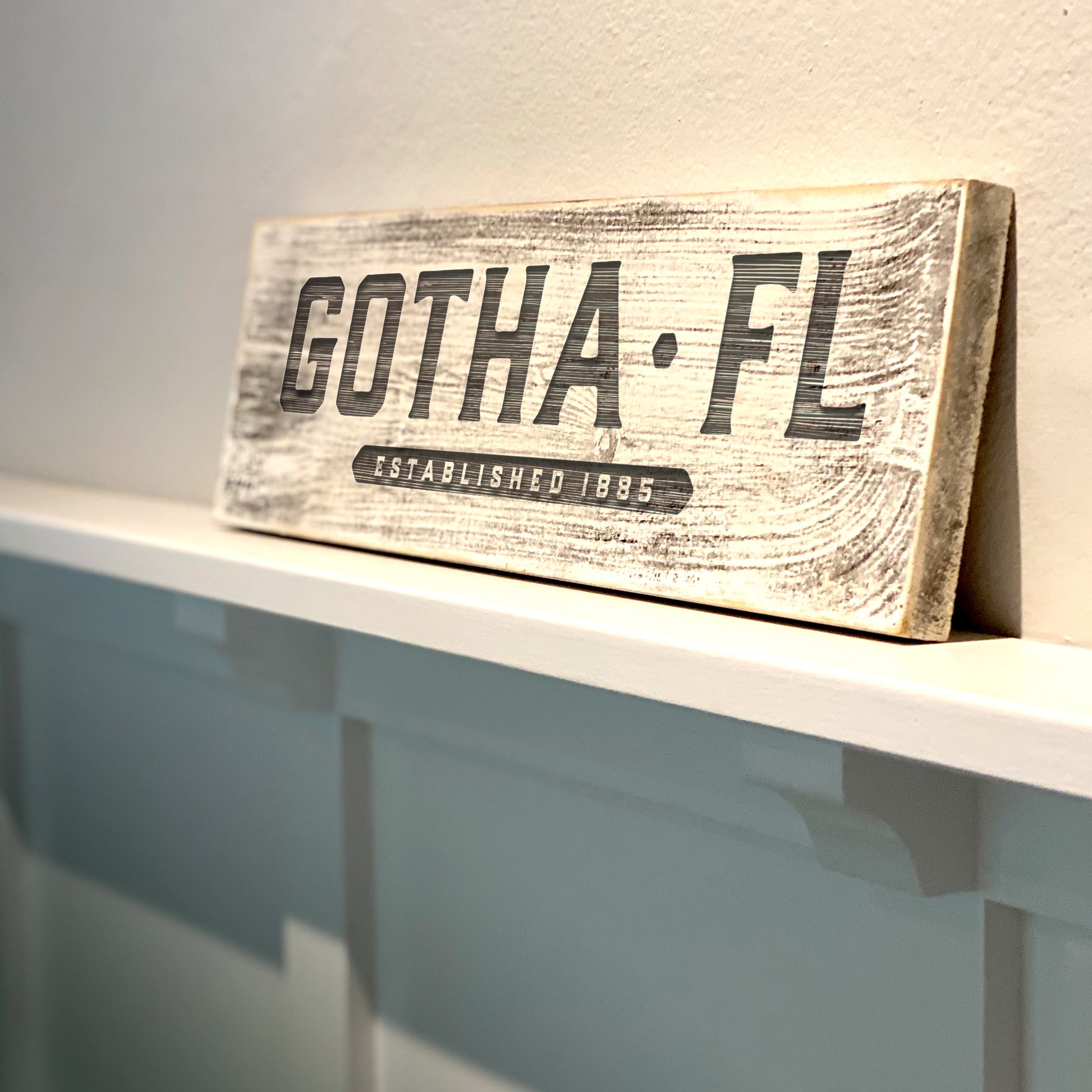 Gotha FL - Handcrafted Artisan Wood Sign - A. B. Newton and Company
