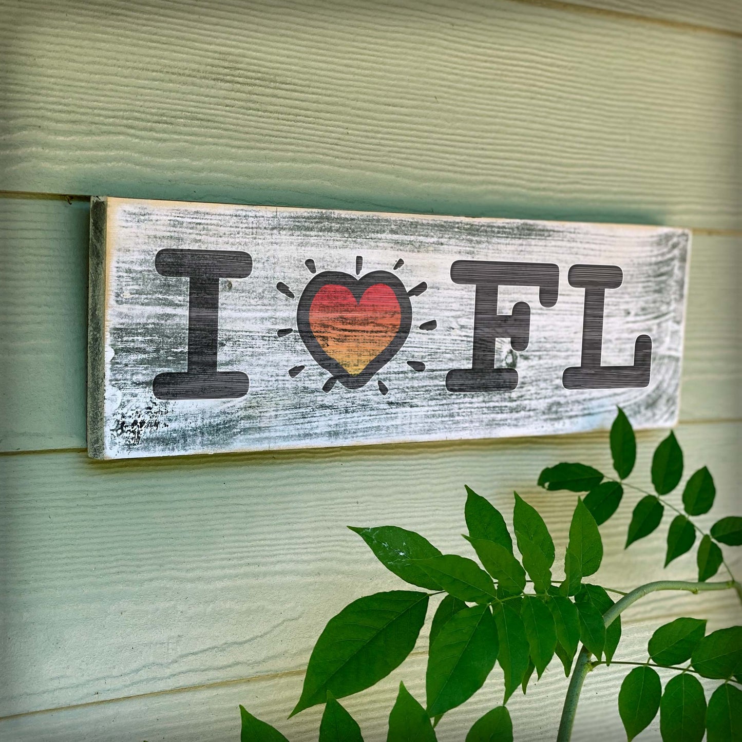 I Heart Florida - Handcrafted Artisan Wood Sign