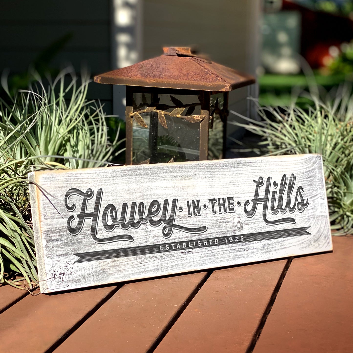 Howey in the Hills - Handcrafted Artisan Wood Sign
