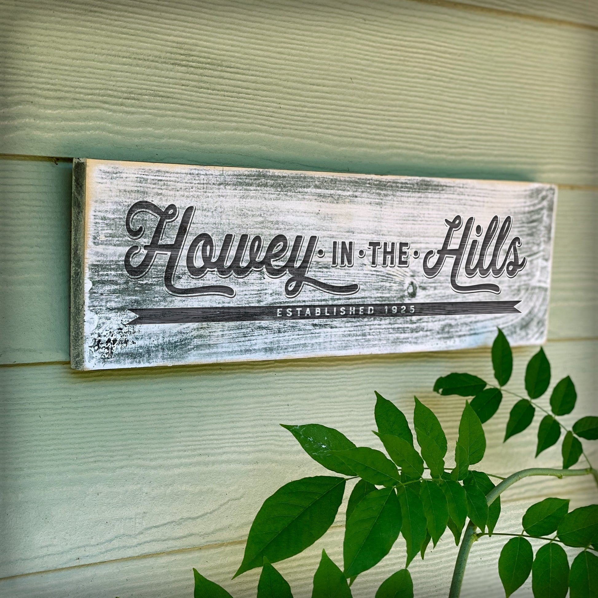 Howey in the Hills - Handcrafted Artisan Wood Sign - A. B. Newton and Company