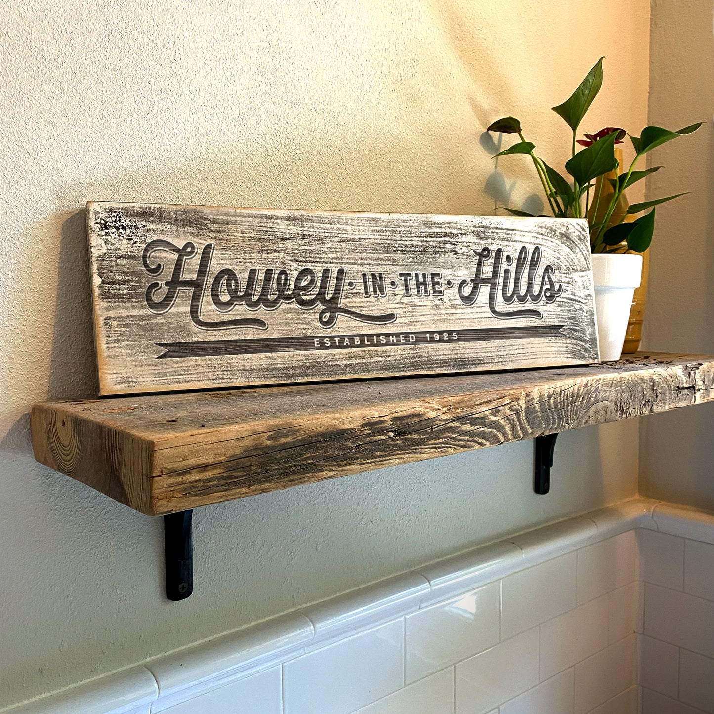Howey in the Hills - Handcrafted Artisan Wood Sign