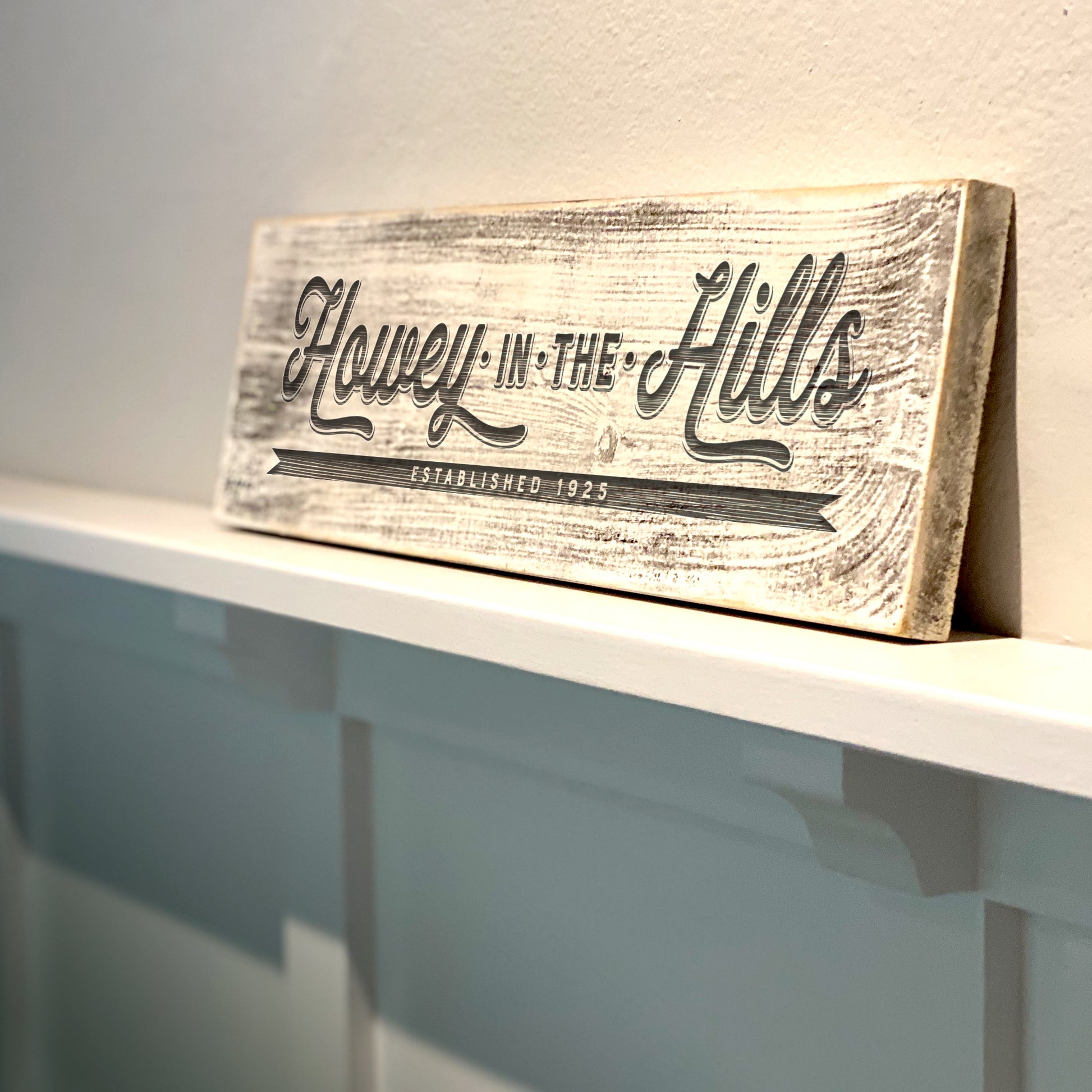 Howey in the Hills - Handcrafted Artisan Wood Sign - A. B. Newton and Company
