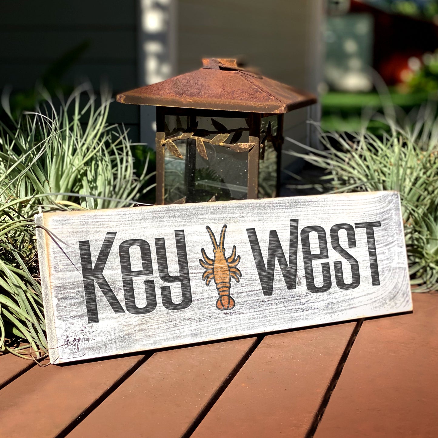 Key West FL - Handcrafted Artisan Wood Sign