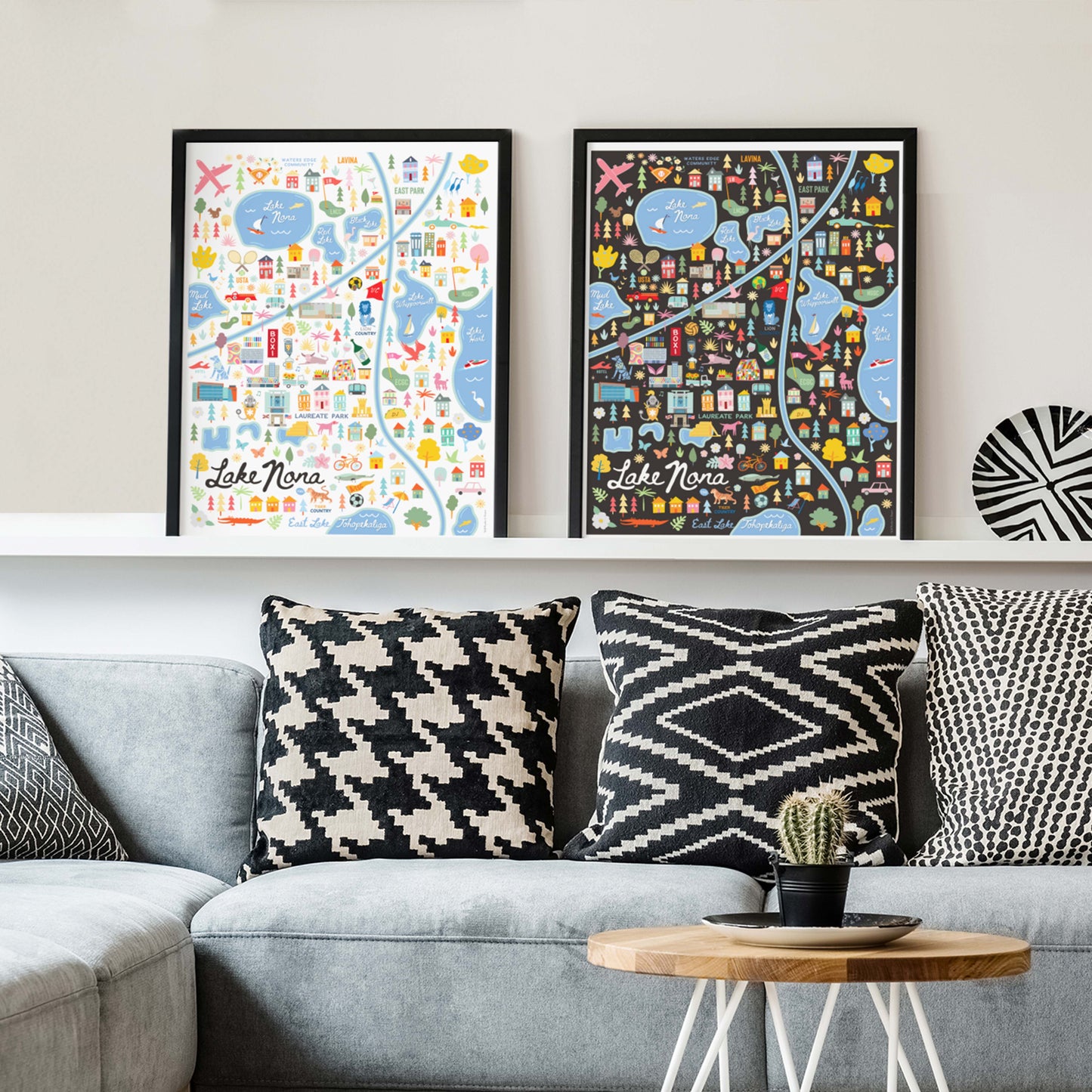 LAKE NONA, FL | City Series Map Art Print