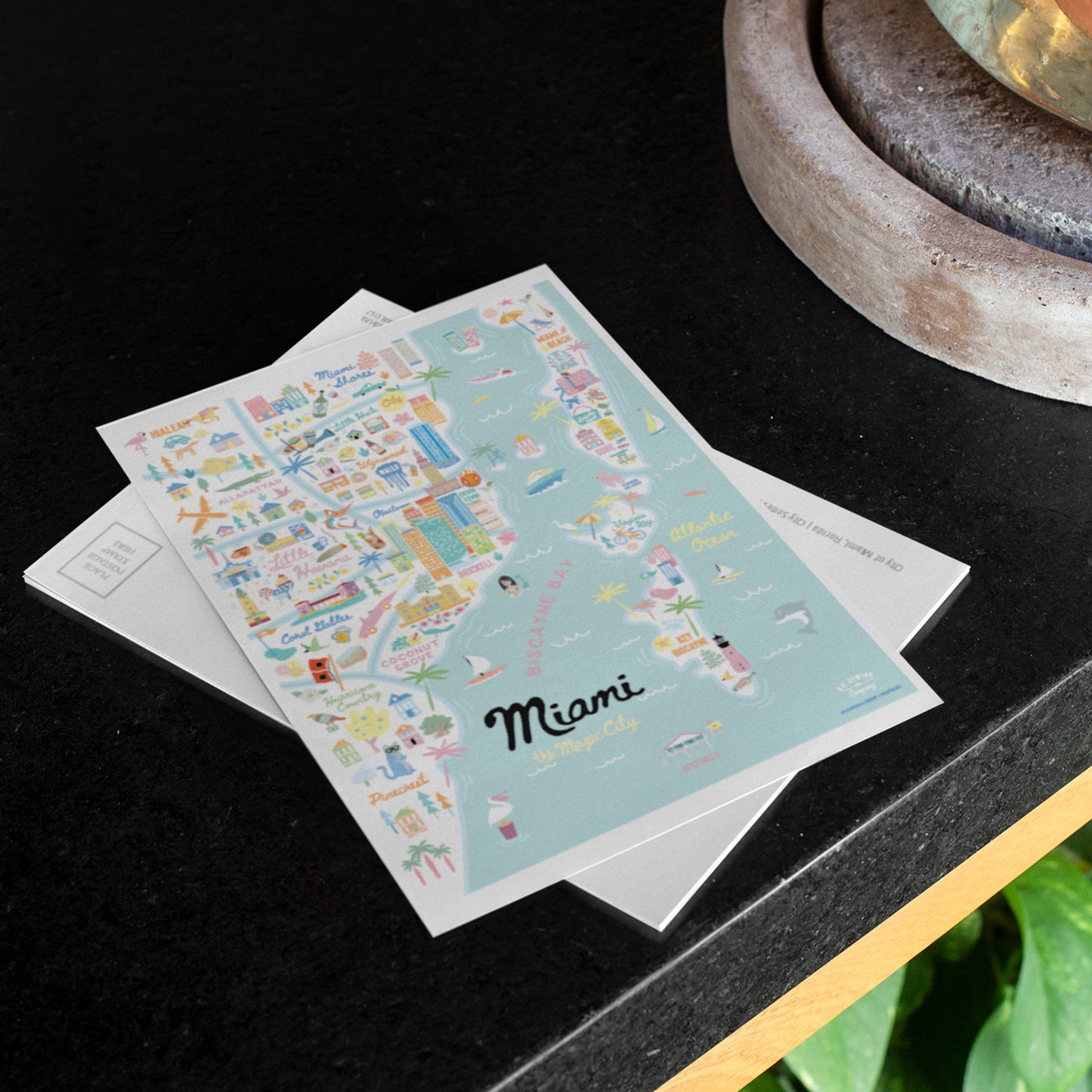 Miami FL 5x7 City Series Postcard