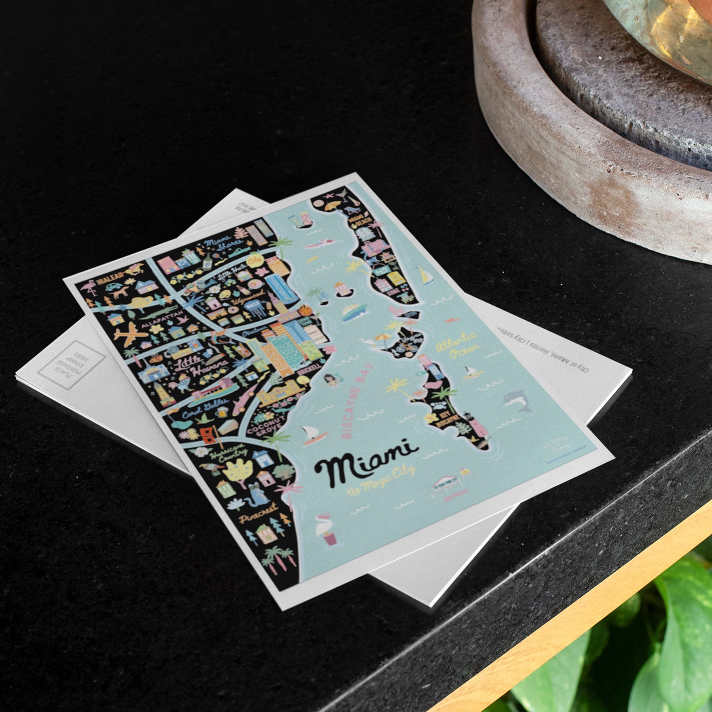 Miami FL 5x7 City Series Postcard