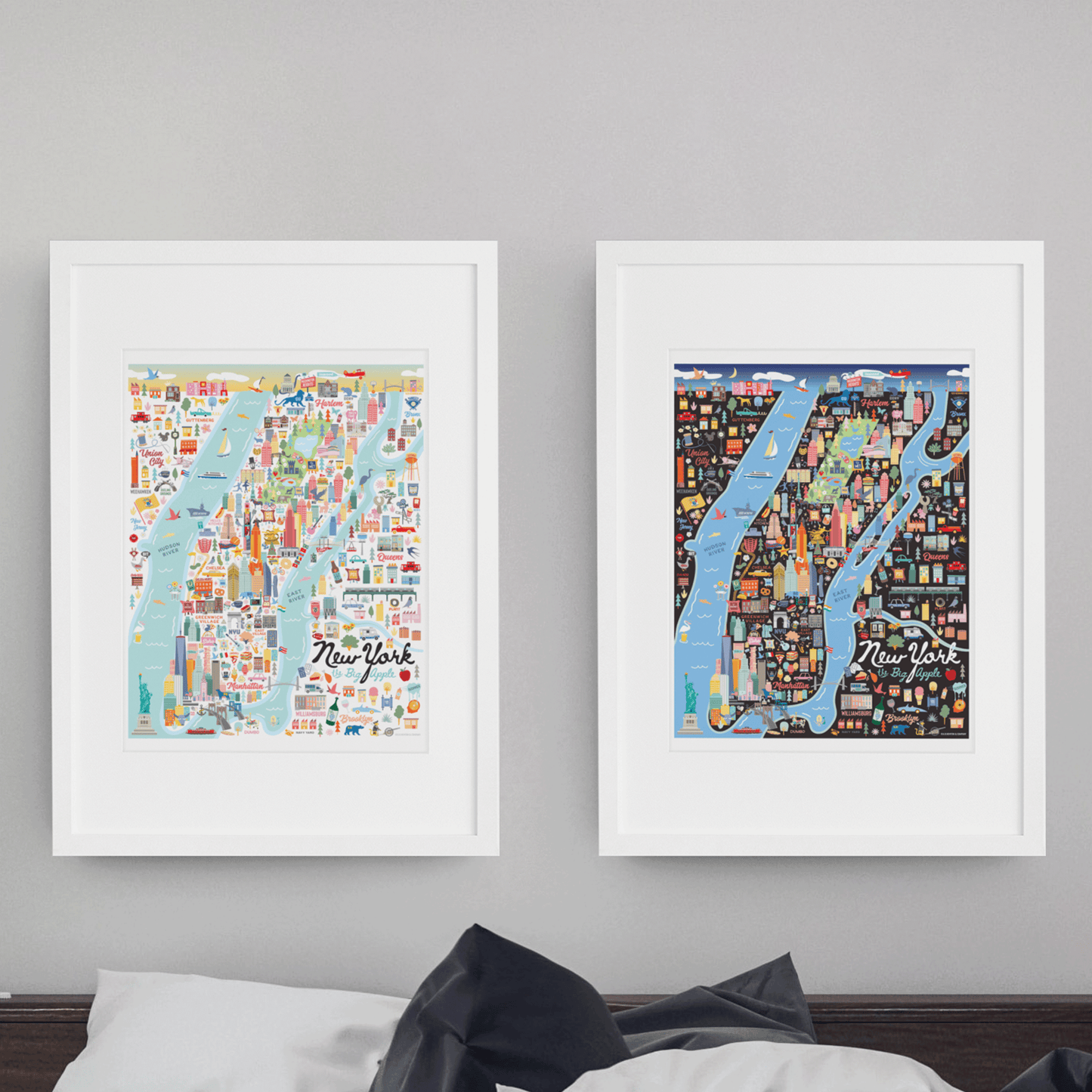 NEW YORK CITY, NY | New York | City Series Map Art Print