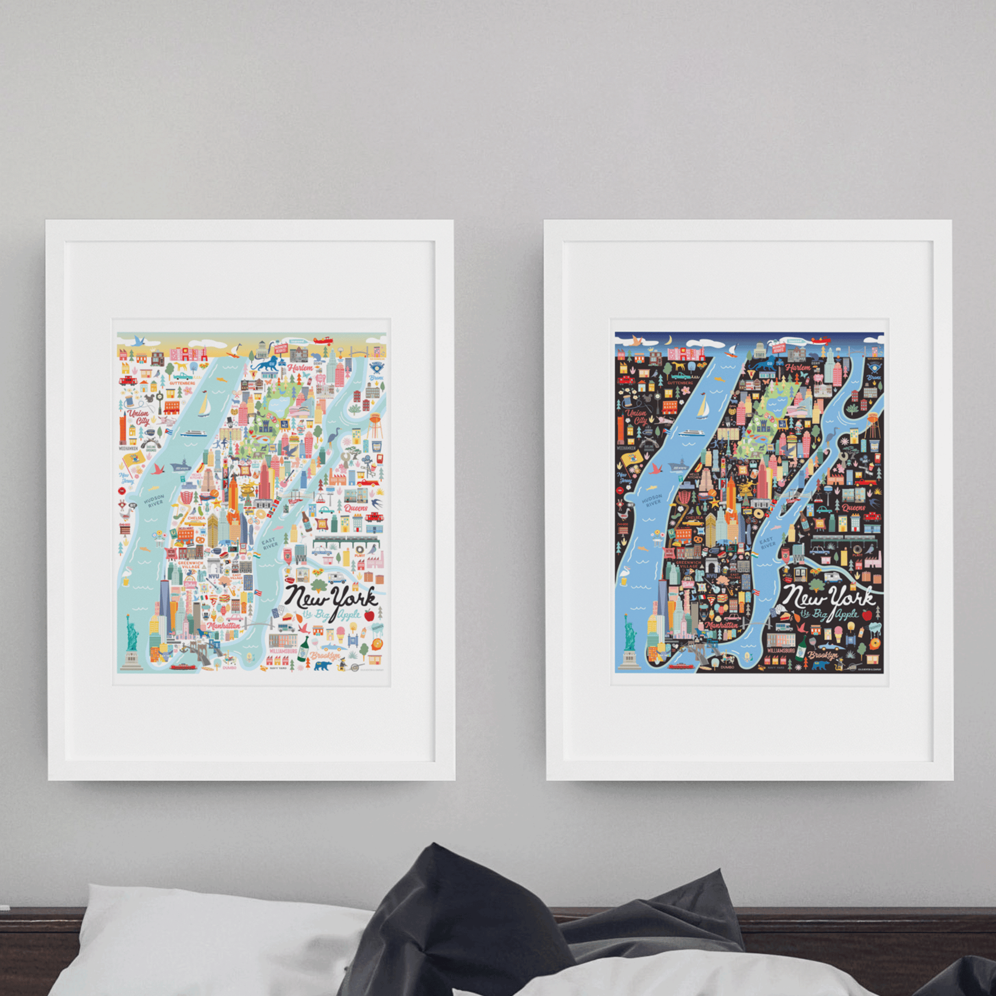 NEW YORK CITY, NY | New York | City Series Map Art Print - A. B. Newton and Company