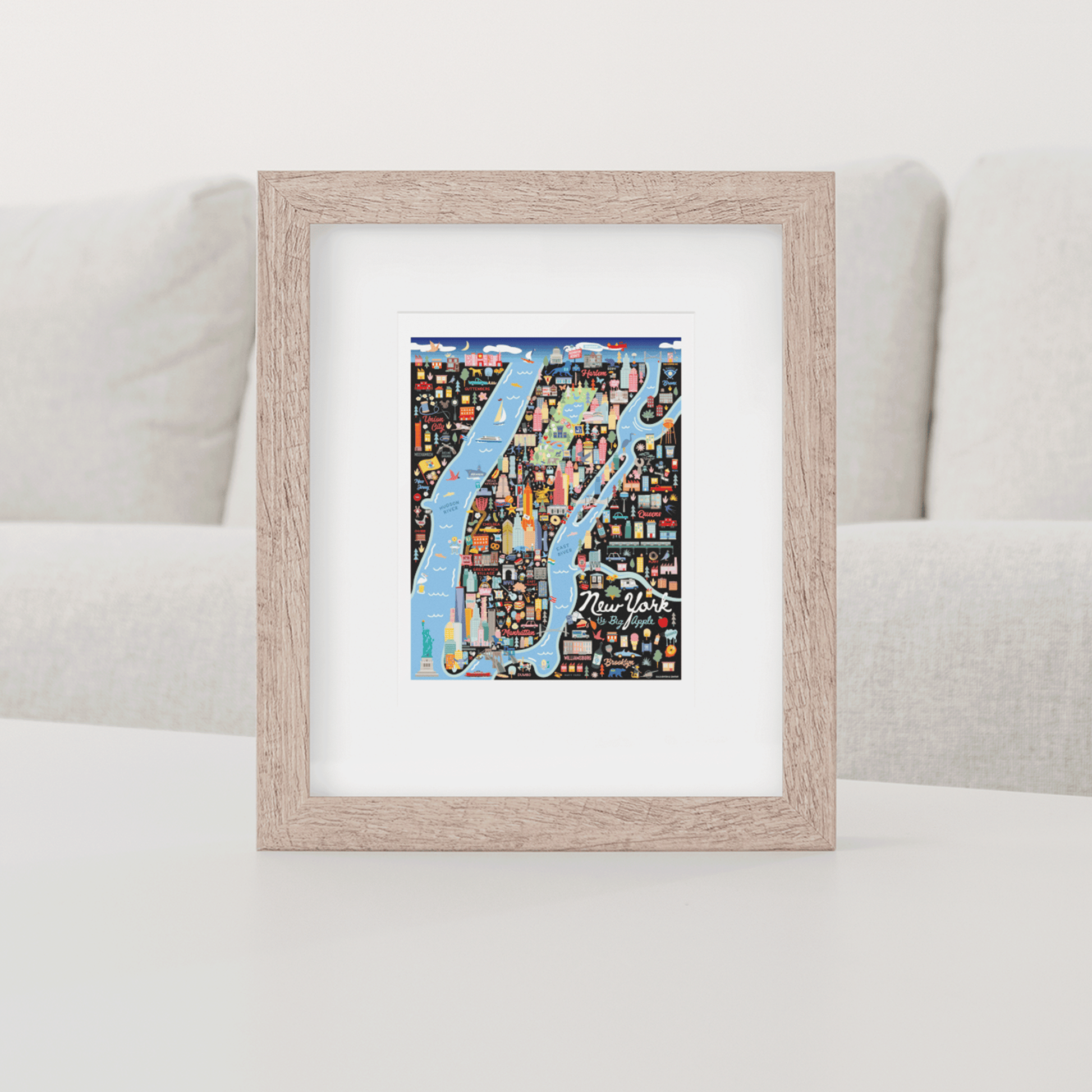 NEW YORK CITY, NY | New York | City Series Map Art Print - A. B. Newton and Company