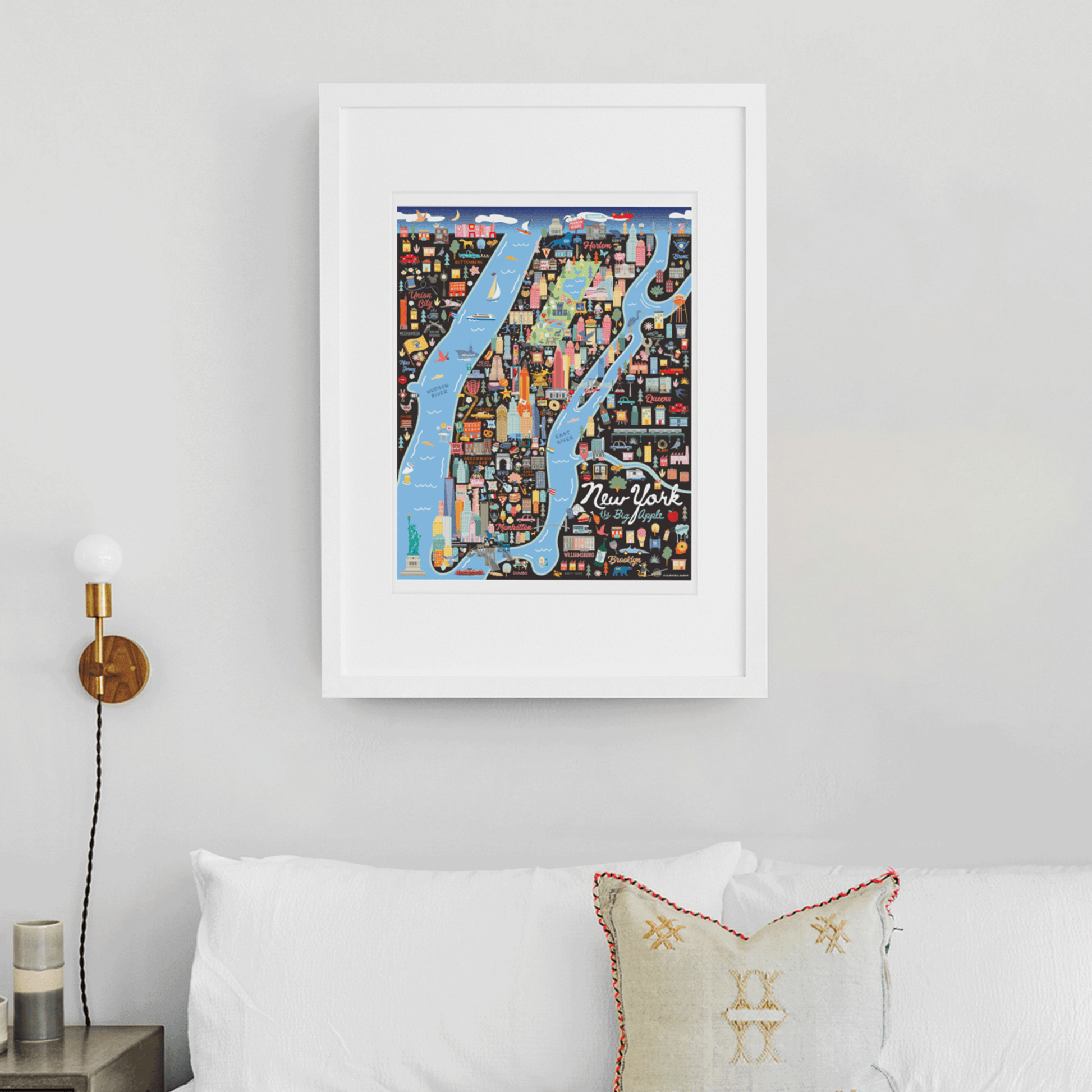 NEW YORK CITY, NY | New York | City Series Map Art Print - A. B. Newton and Company