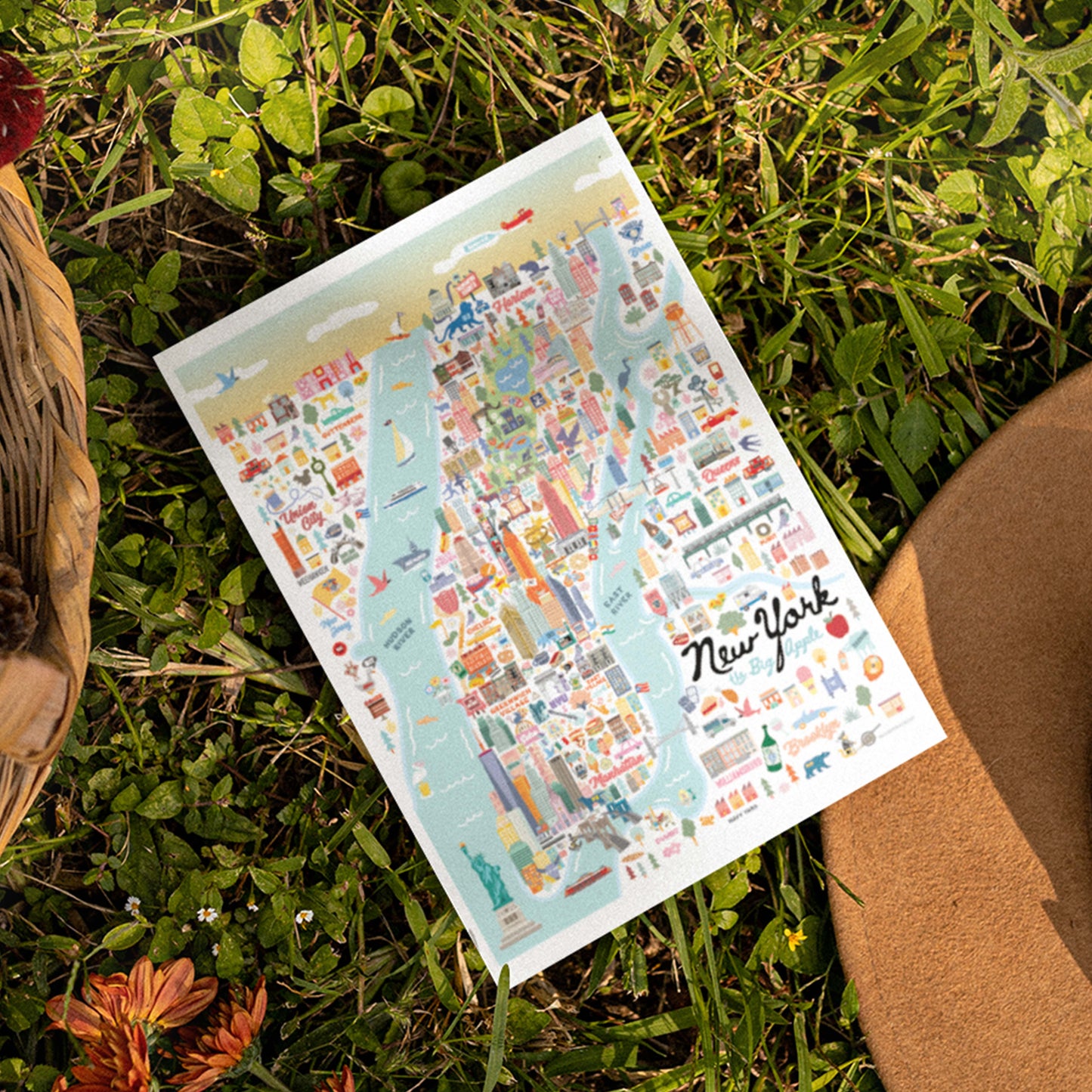New York City NYC 5x7 City Series Postcard