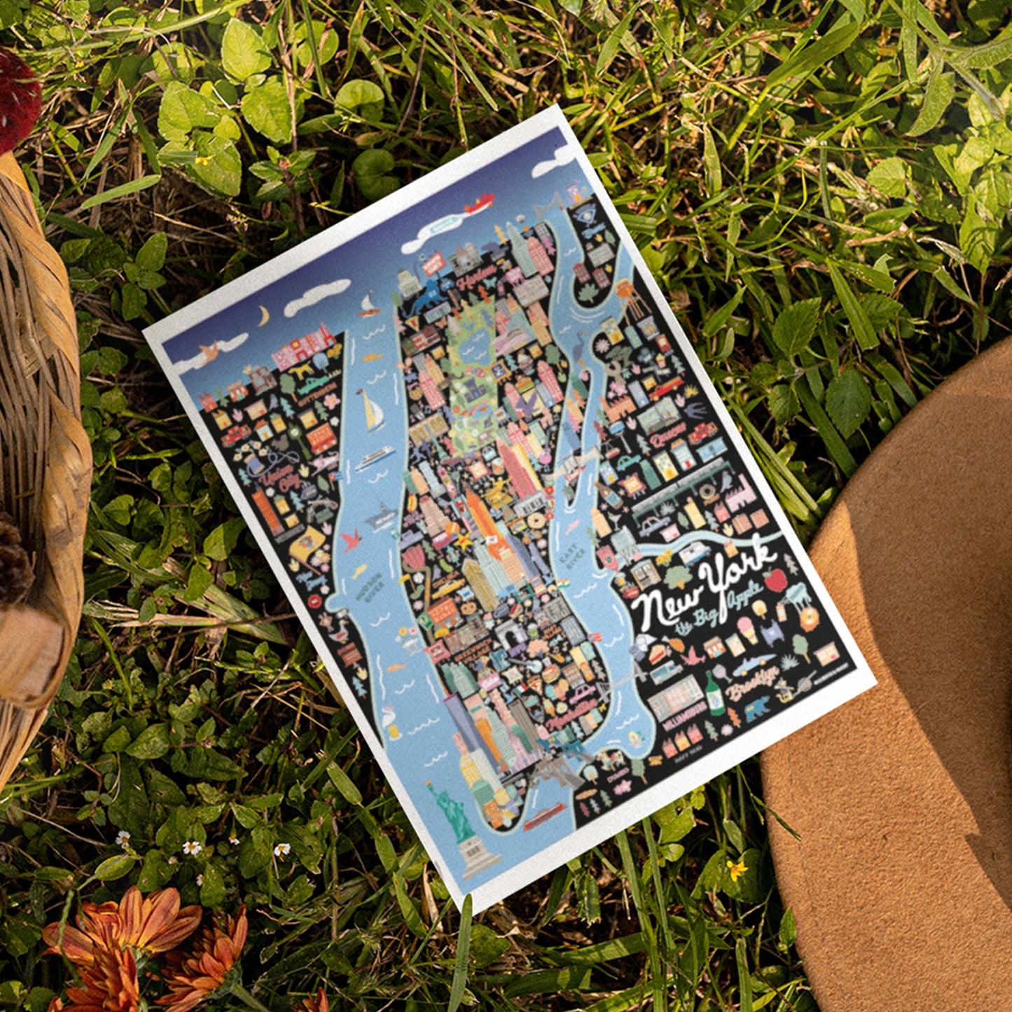 New York City NYC 5x7 City Series Postcard