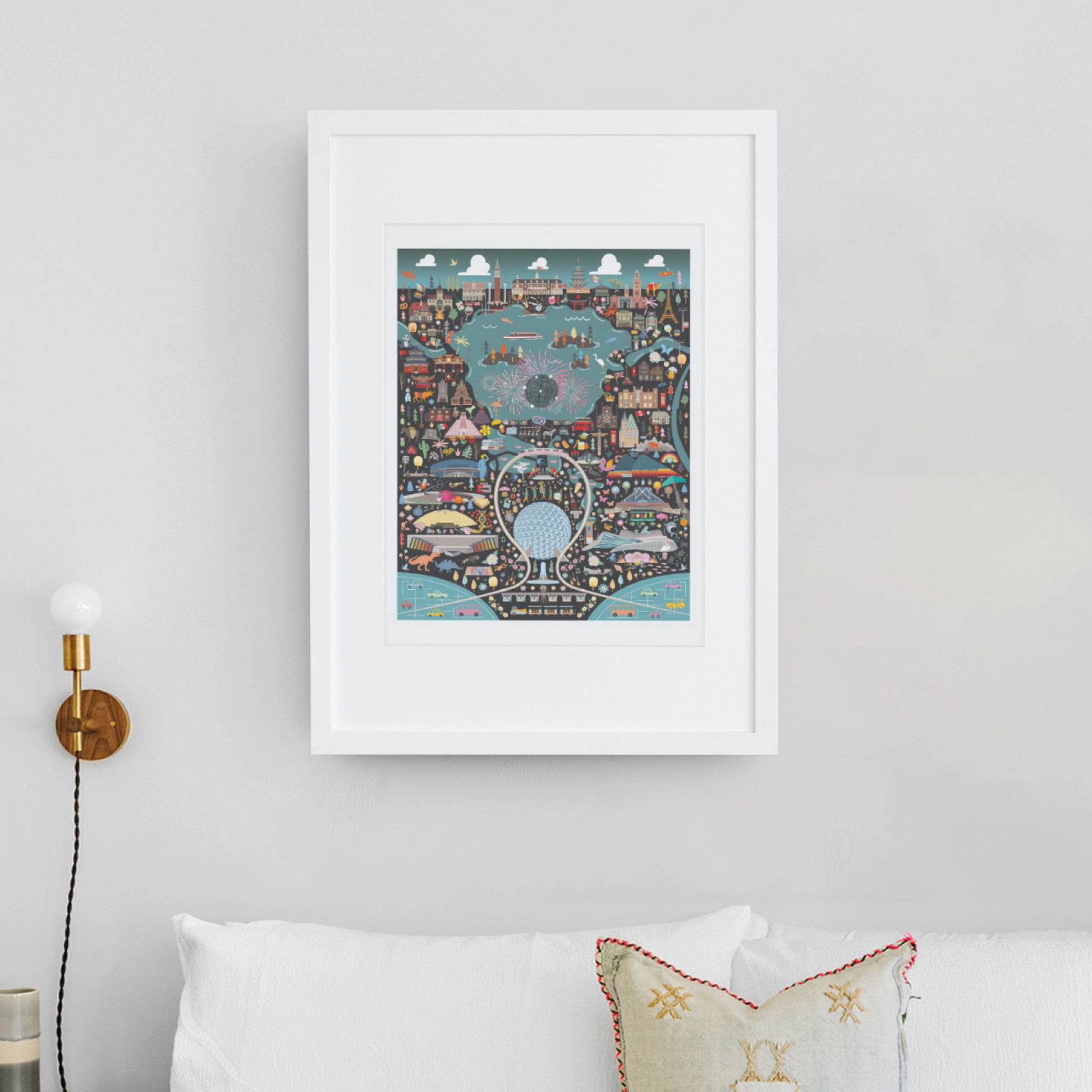 World of Tomorrow Print | Orlando Florida | Theme Park Series - A. B. Newton and Company