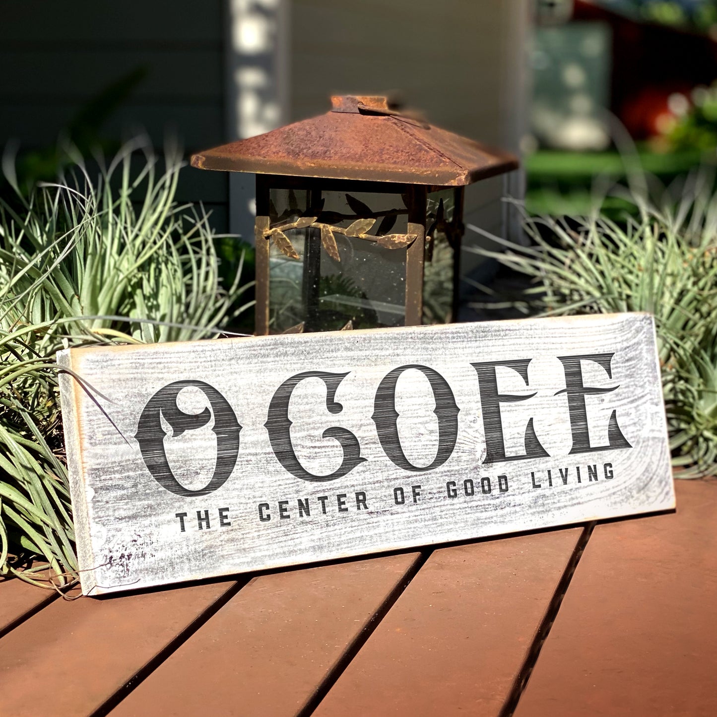 Ocoee FL - Handcrafted Artisan Wood Sign