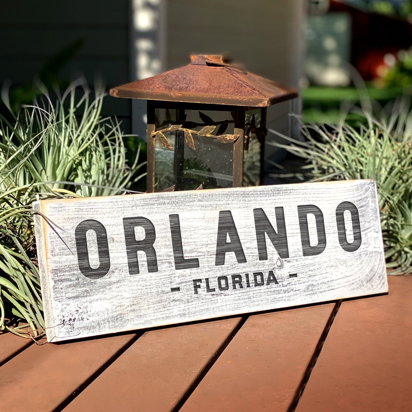 Orlando FL - Handcrafted Artisan Wood Sign