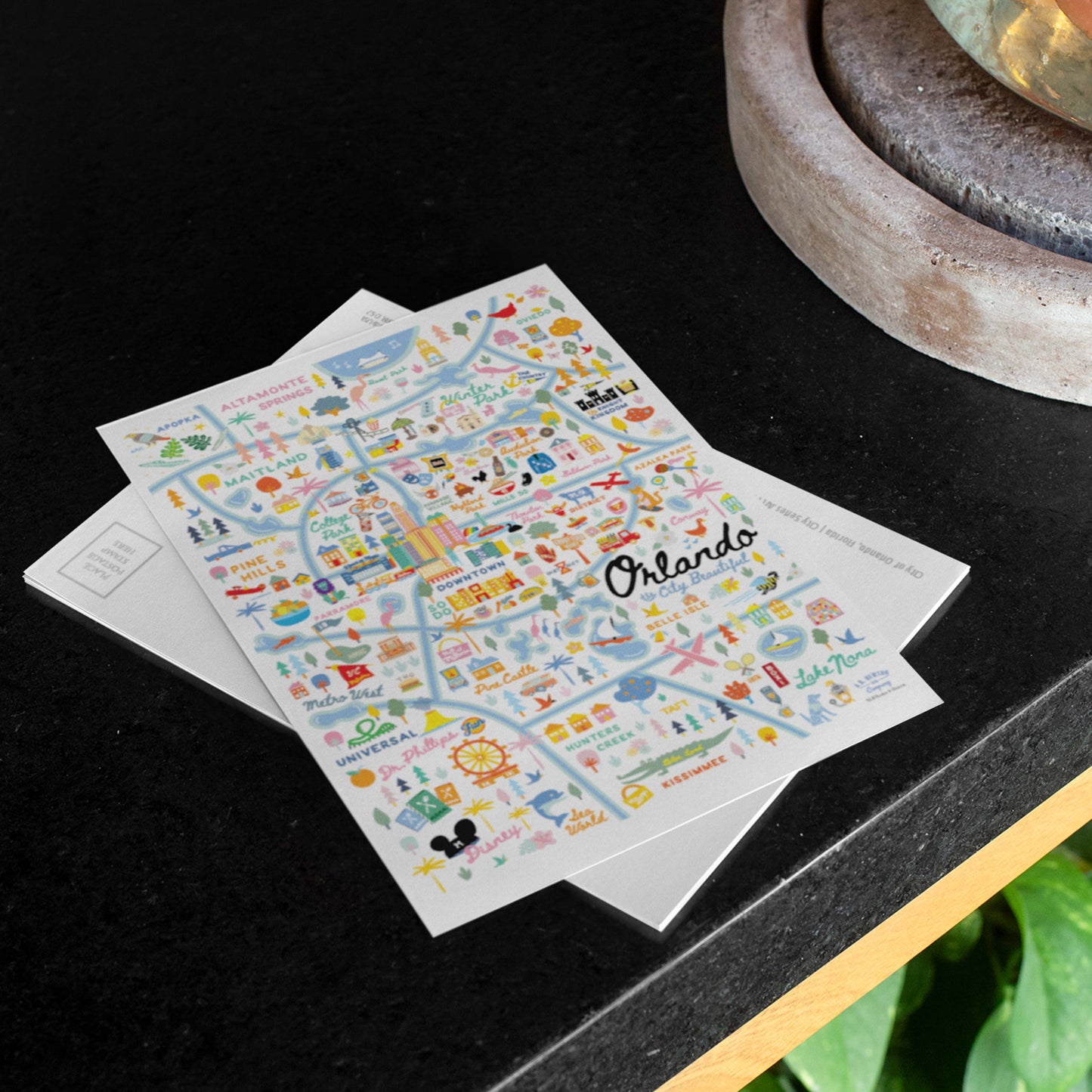 Orlando FL 5x7 City Series Postcard