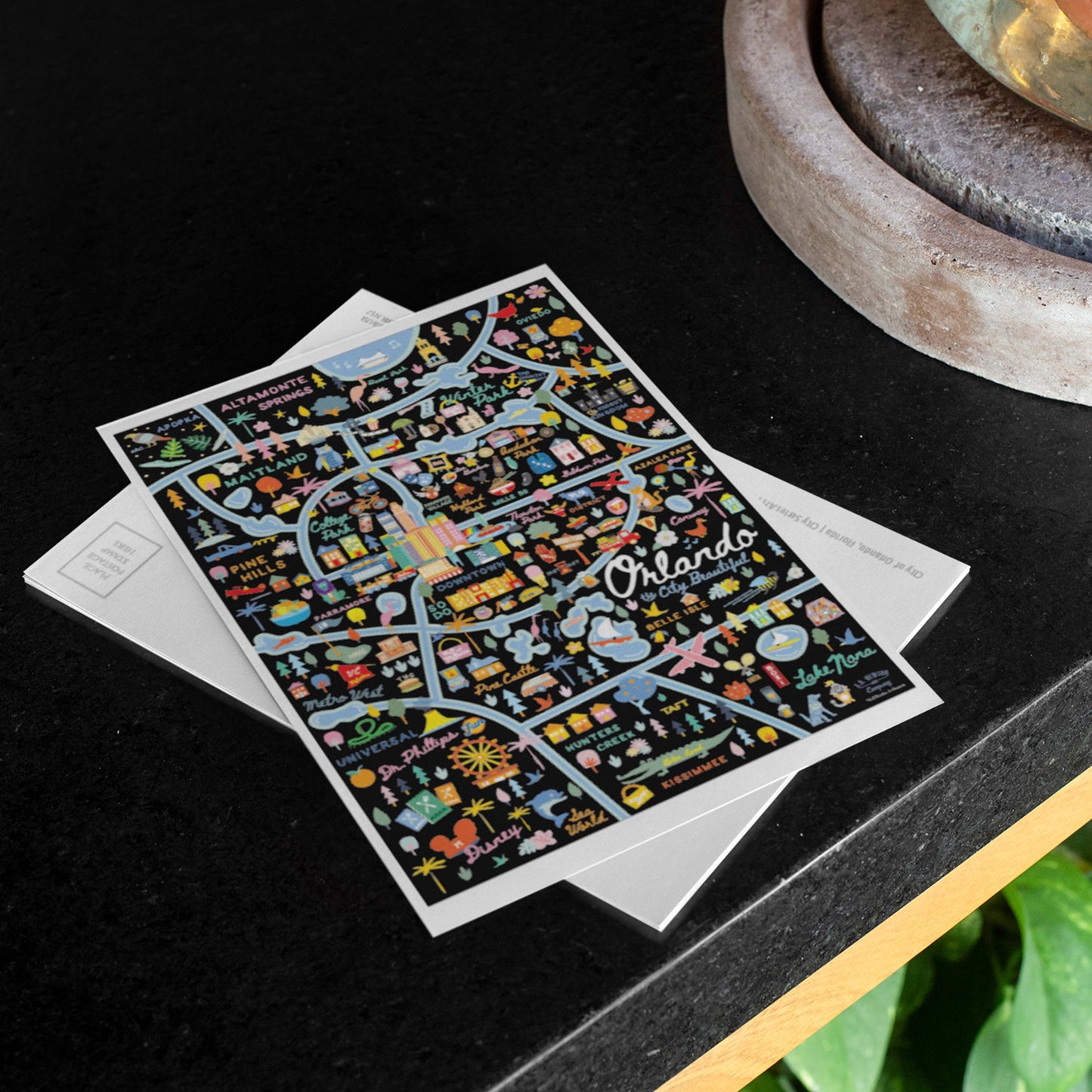 Orlando FL 5x7 City Series Postcard
