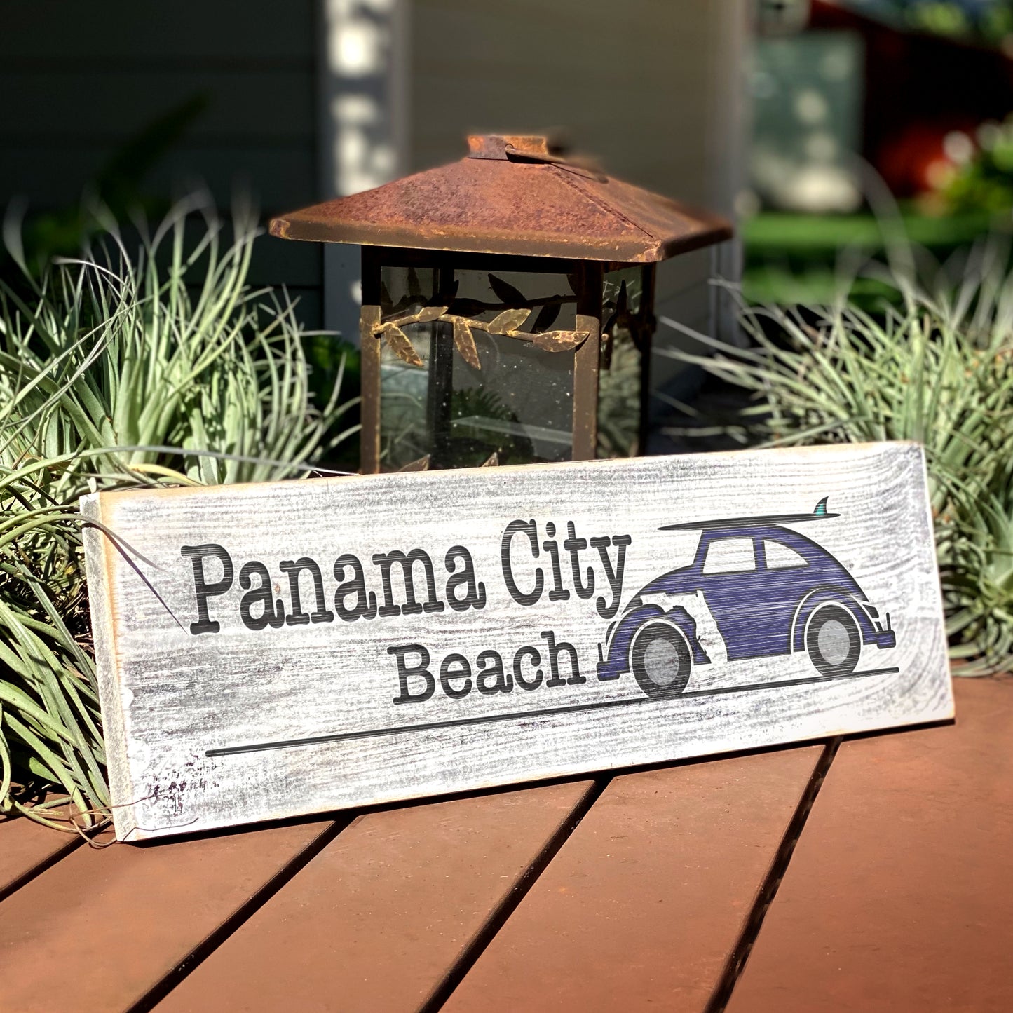 Panama City Beach - Handcrafted Artisan Wood Sign - A. B. Newton and Company