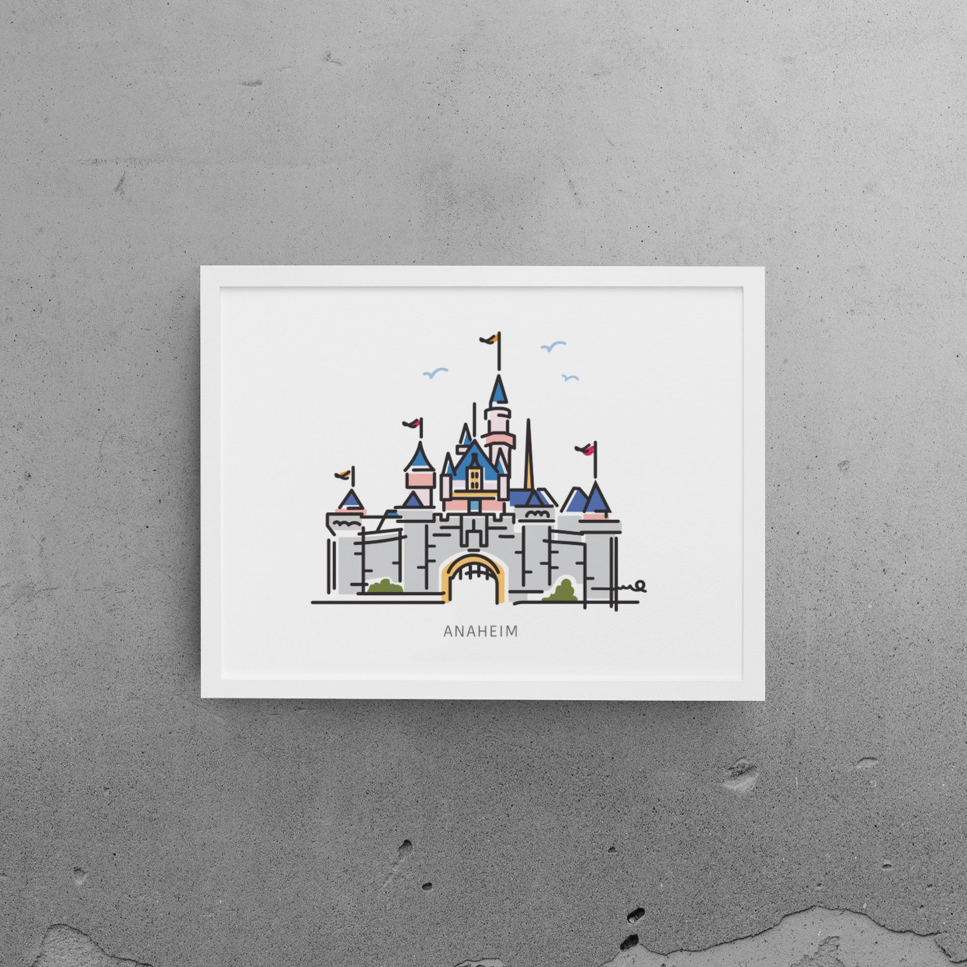 Princess Castle ANAHEIM | Theme Park Series - A. B. Newton and Company