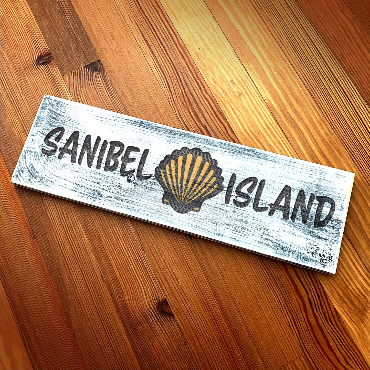 Sanibel Island - Handcrafted Artisan Wood Sign