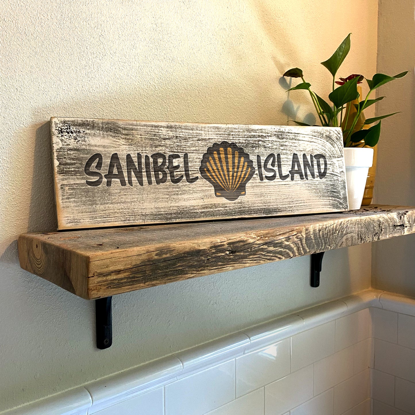 Sanibel Island - Handcrafted Artisan Wood Sign