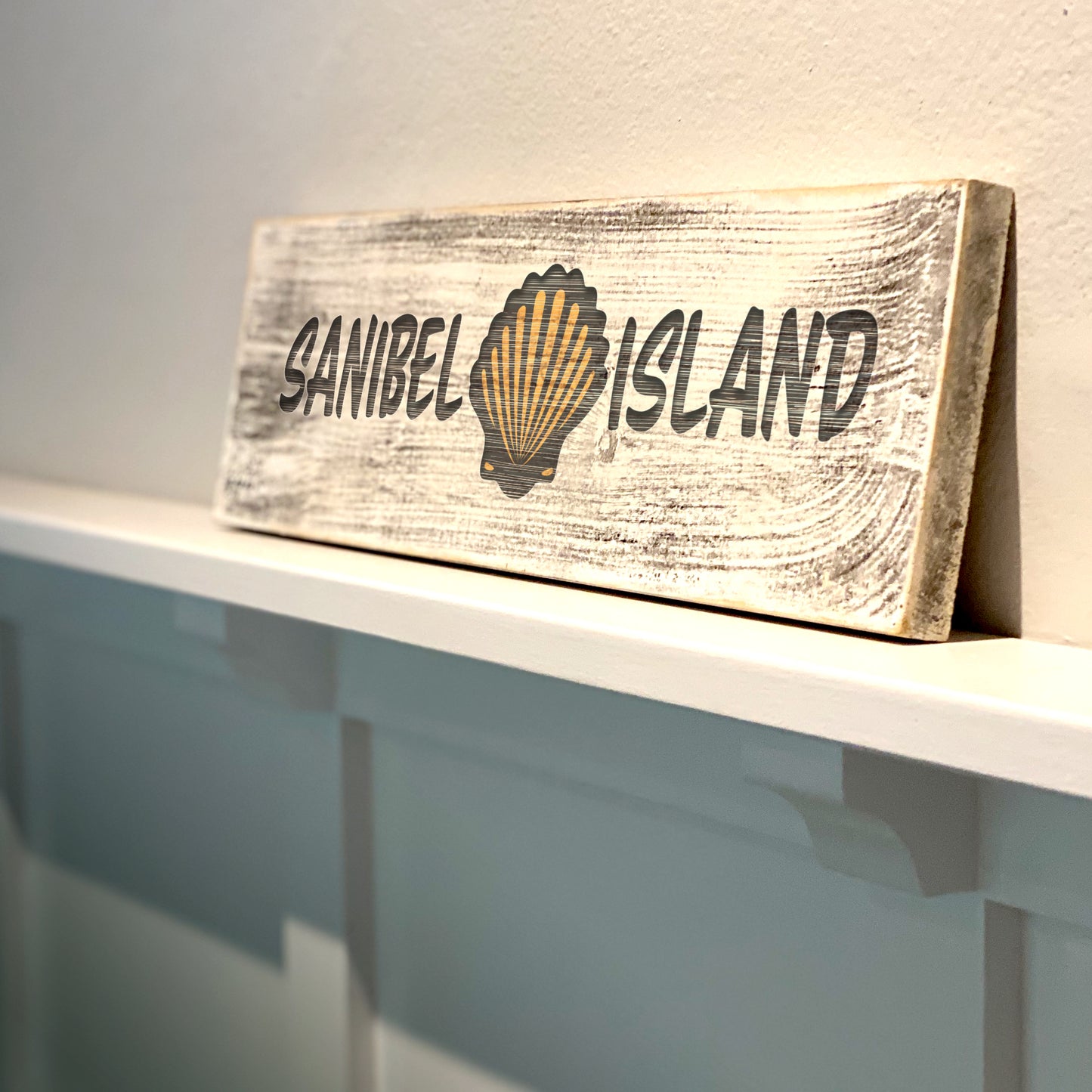 Sanibel Island - Handcrafted Artisan Wood Sign
