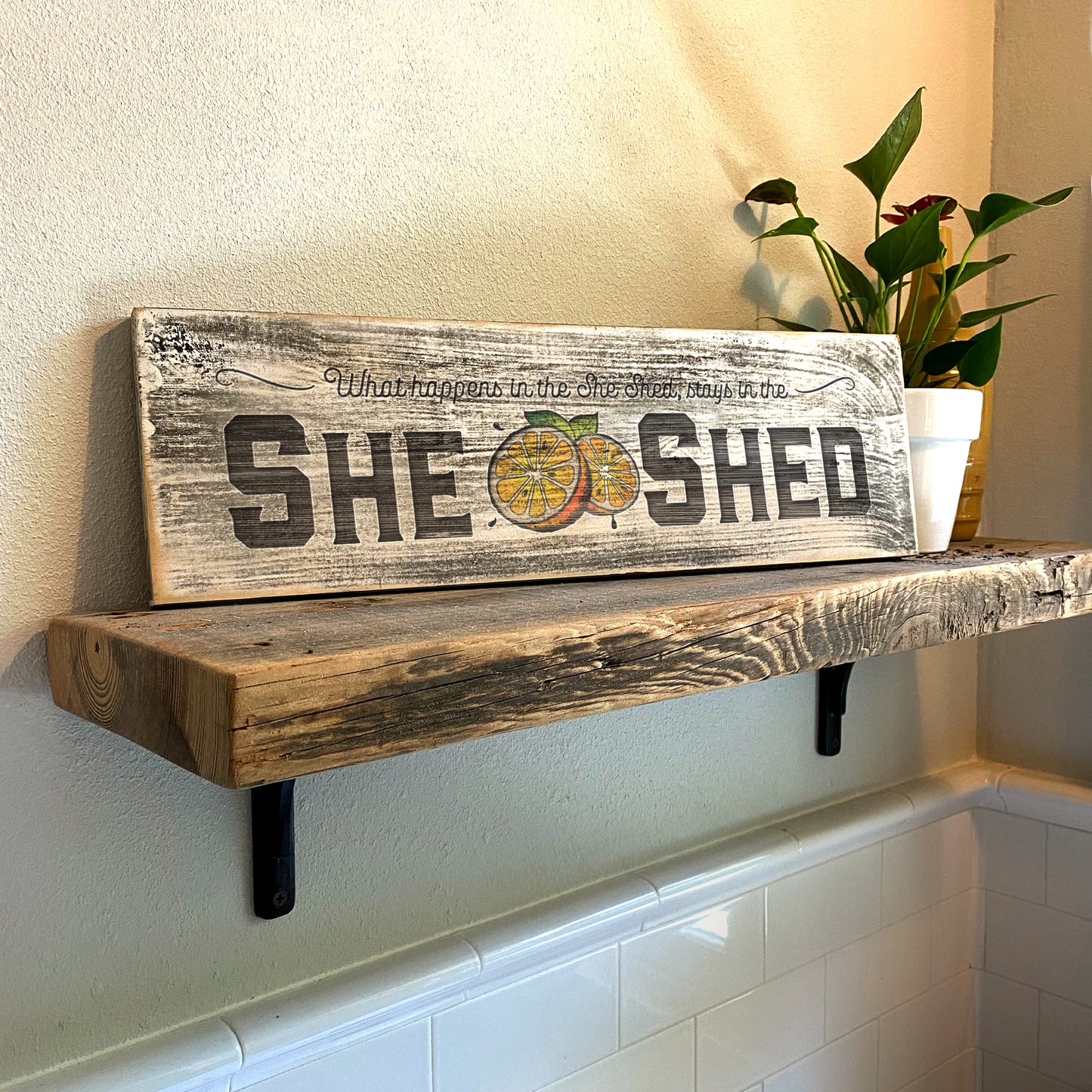 She Shed - Handcrafted Artisan Wood Sign
