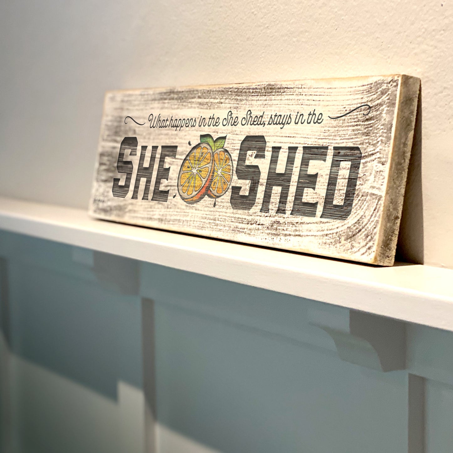 She Shed - Handcrafted Artisan Wood Sign