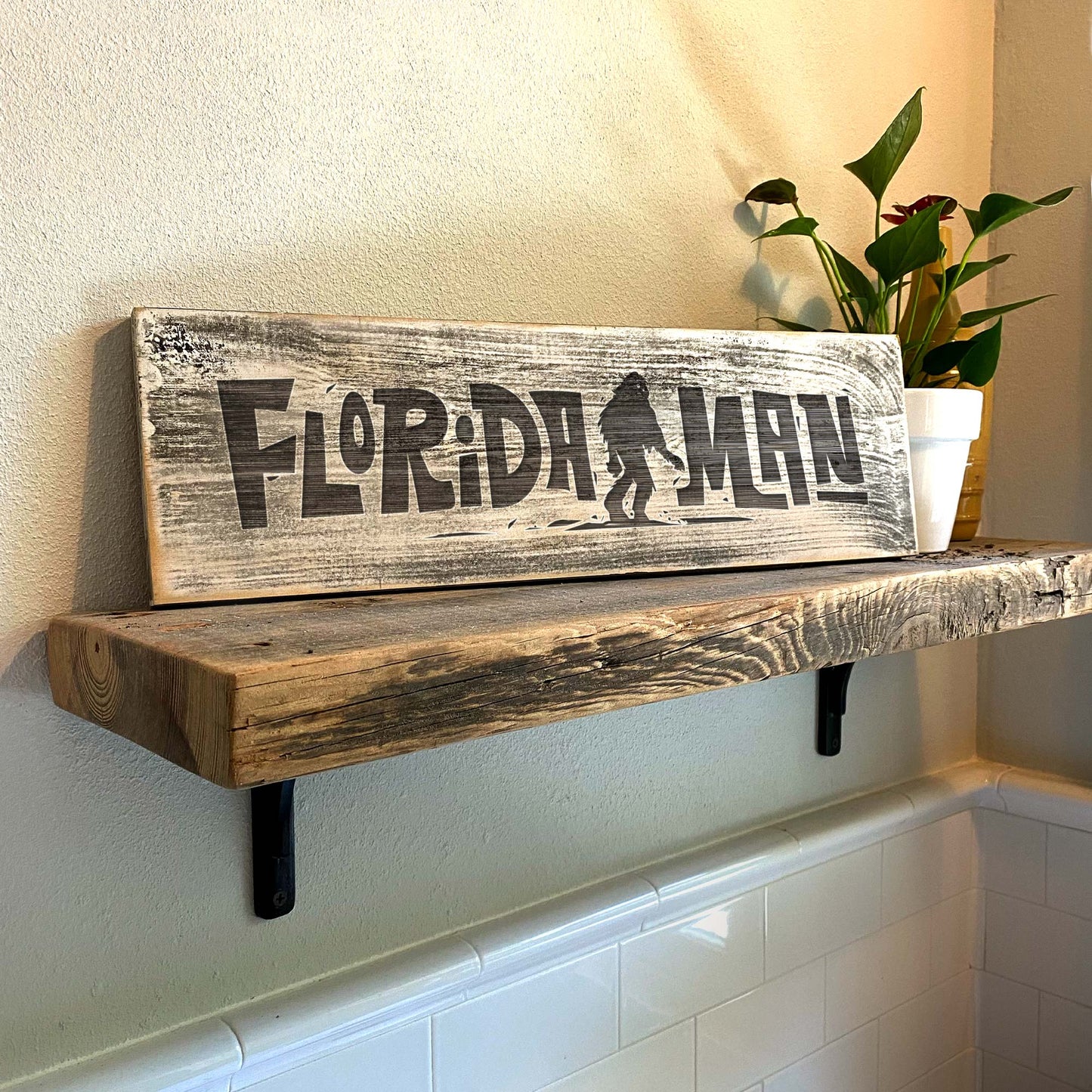Florida Man - Handcrafted Artisan Wood Sign
