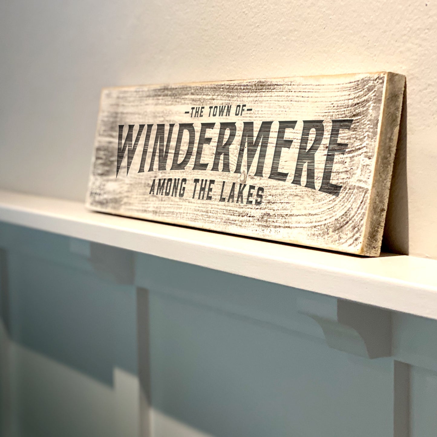 Windermere FL - Handcrafted Artisan Wood Sign - A. B. Newton and Company