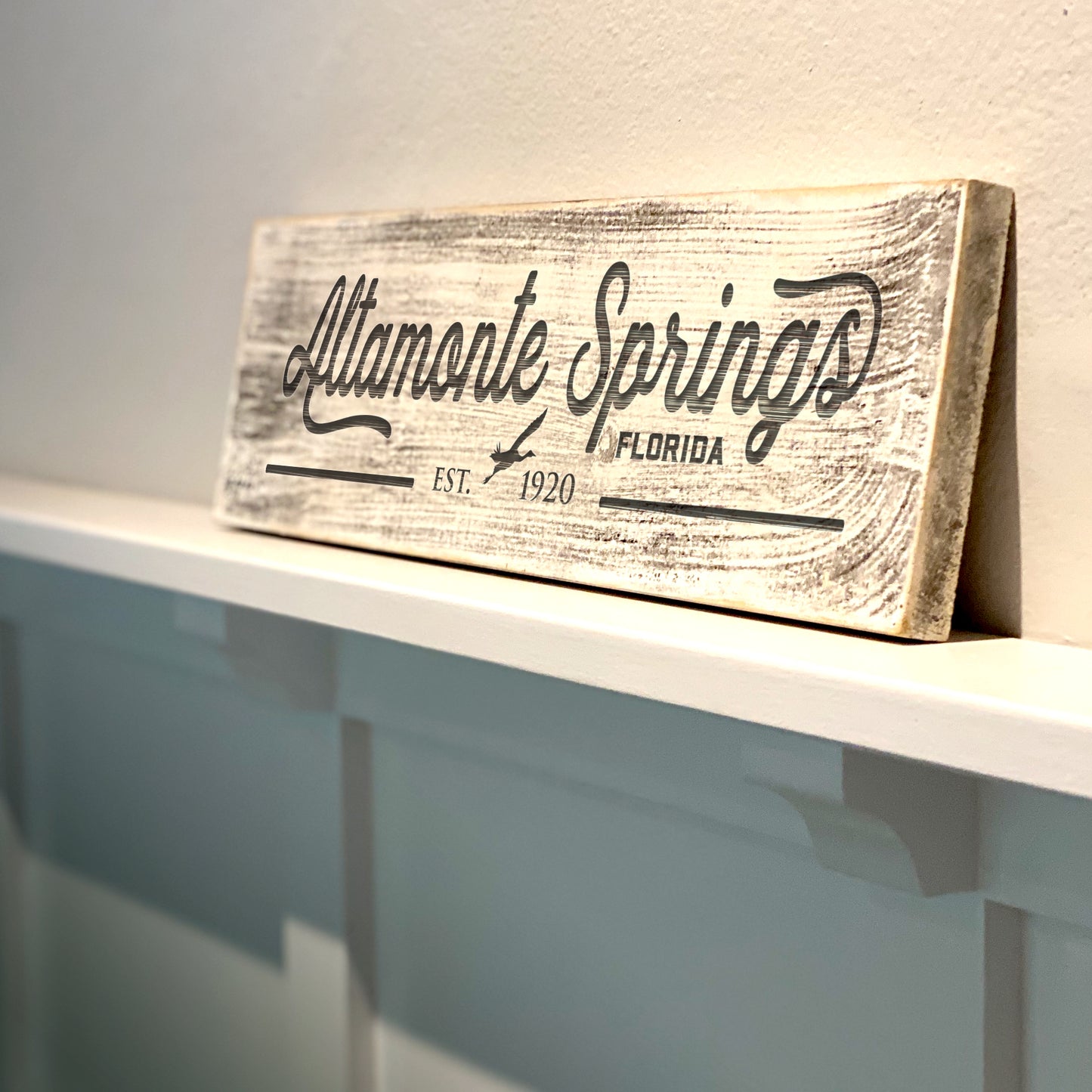 Altamonte Springs - Handcrafted Artisan Wood Sign