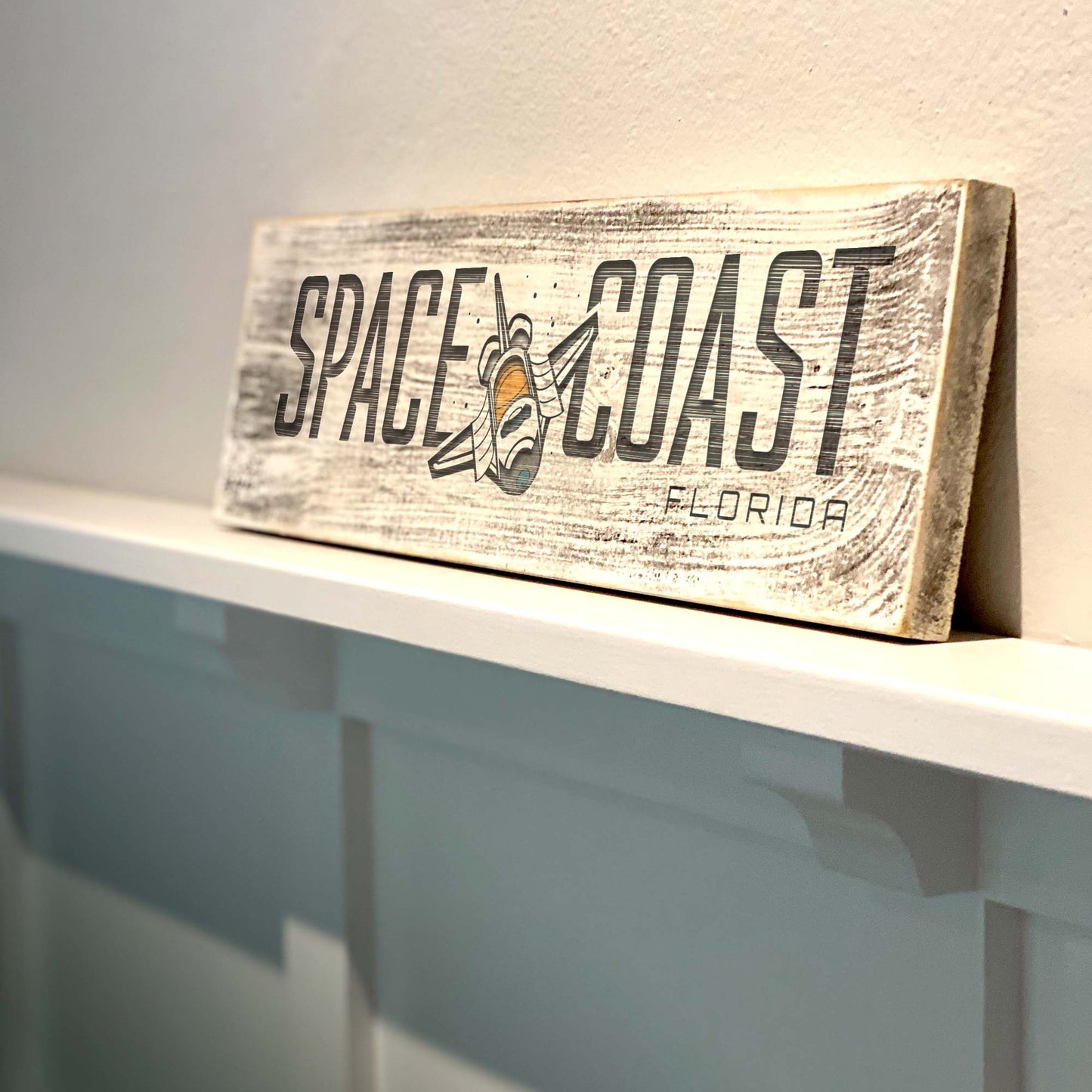 Space Coast FL - Handcrafted Artisan Wood Sign