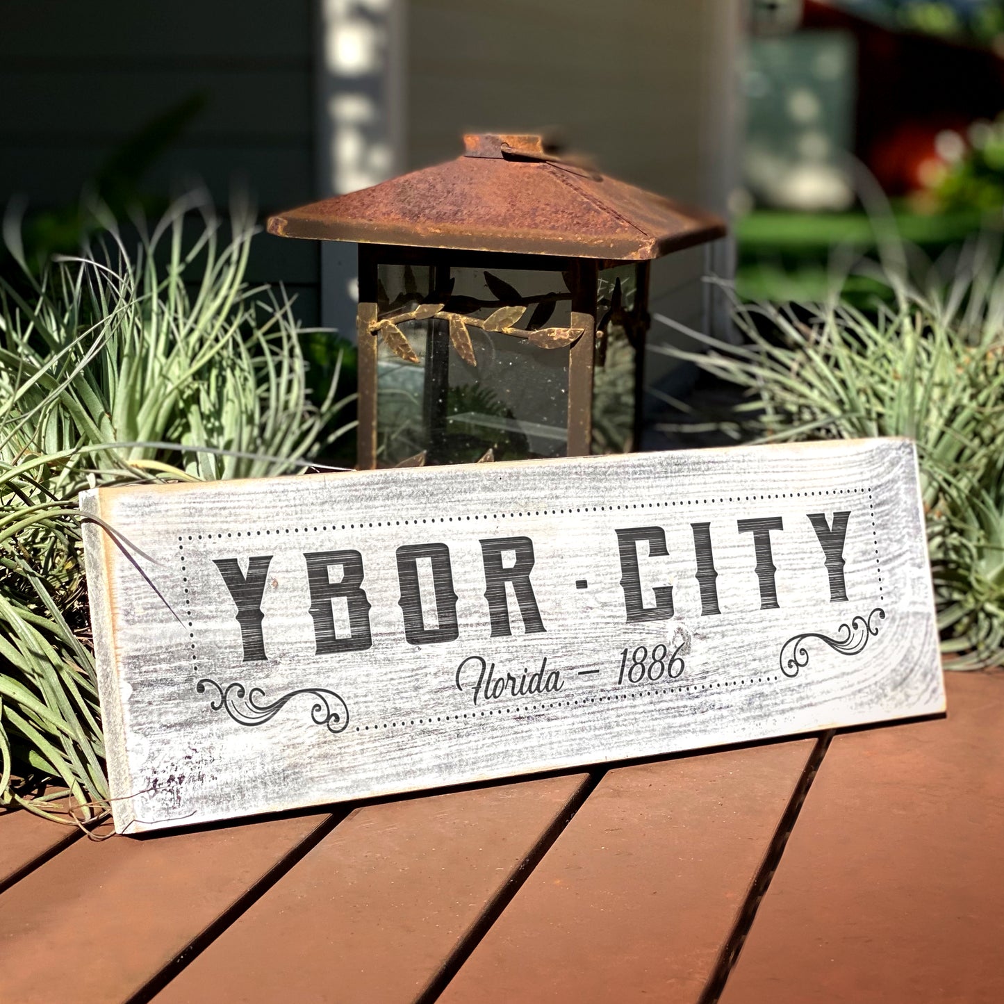 Ybor City FL - Handcrafted Artisan Wood Sign