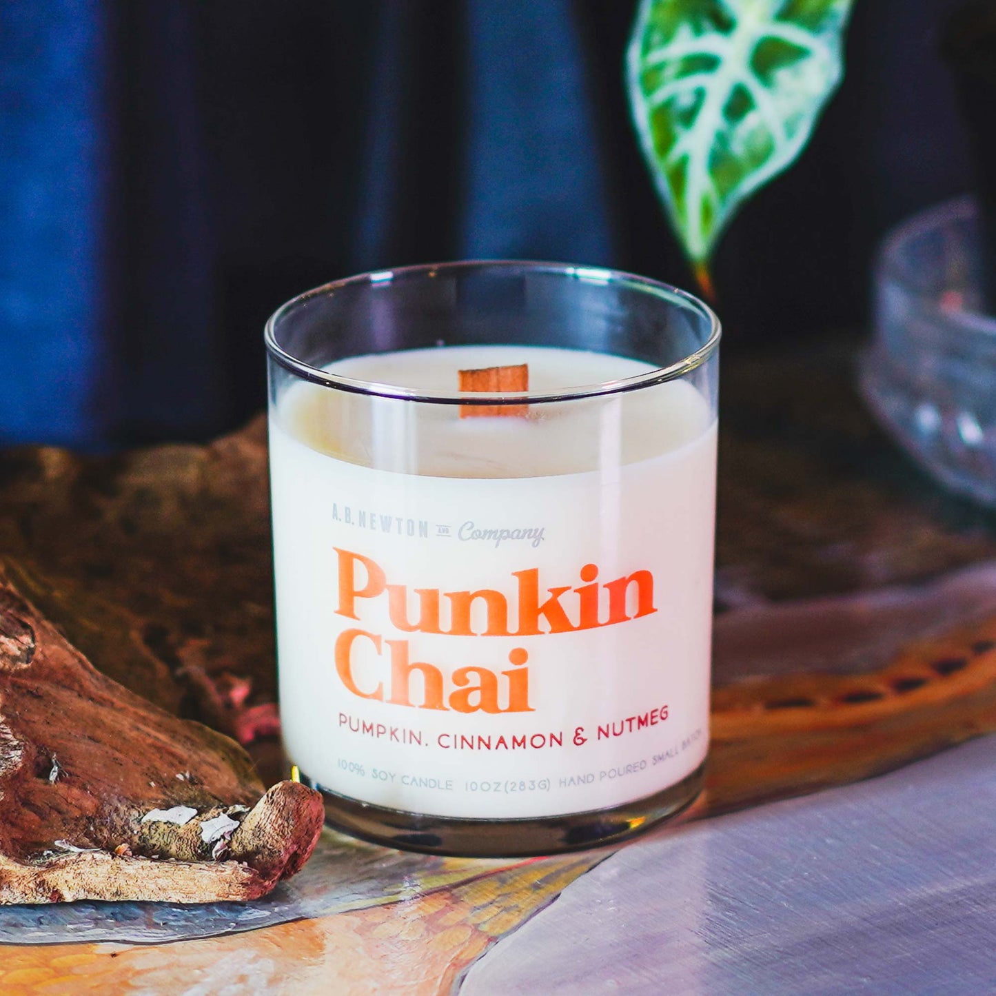 Punkin Chai Scented Soy Candle Hand Poured Small Batch
