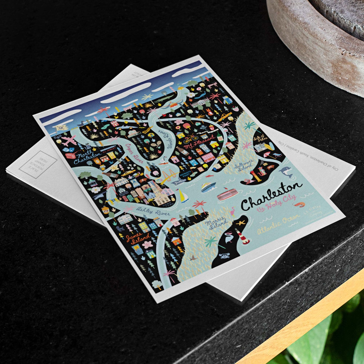 Charleston SC 5x7 City Series Postcard
