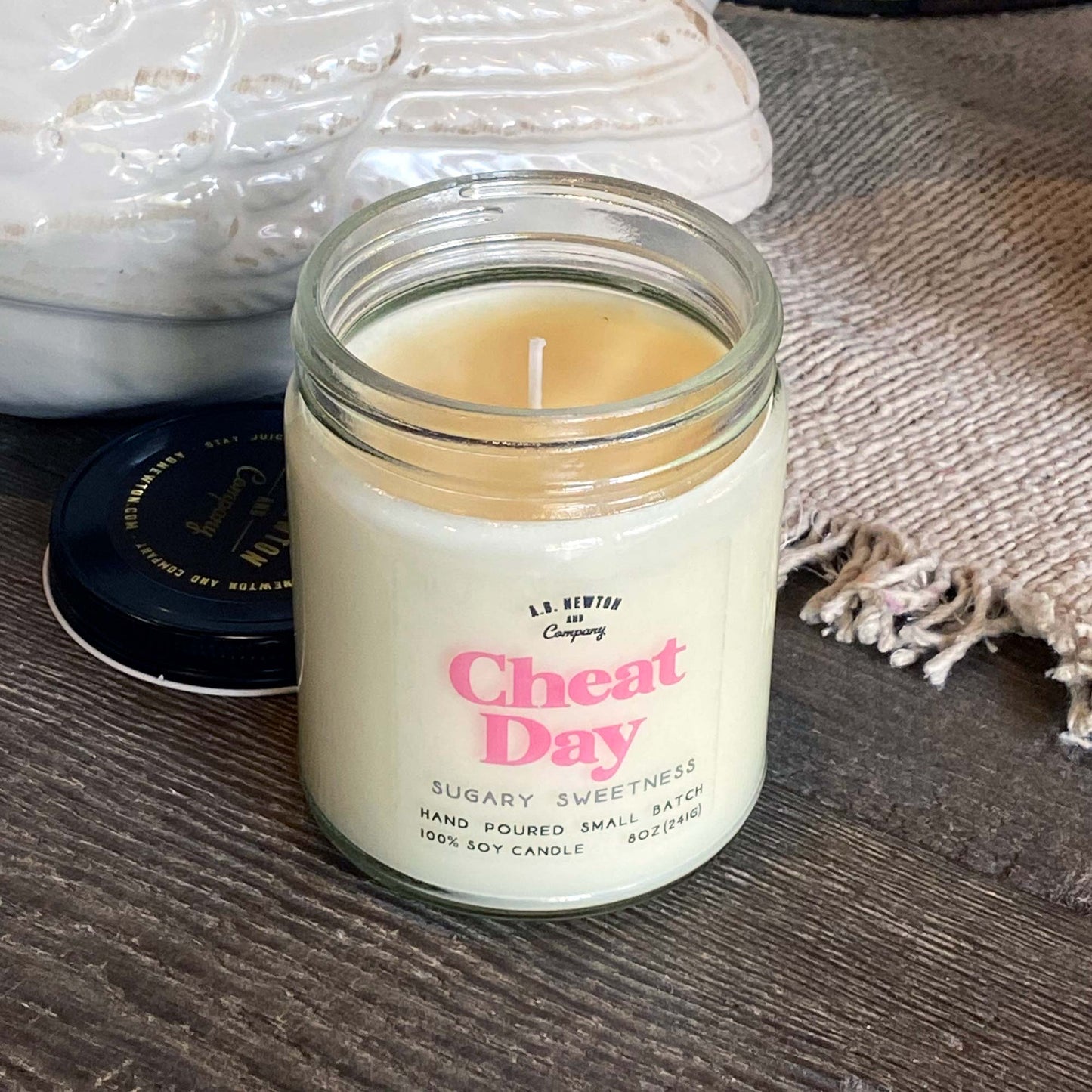 Cheat Day 8oz Soy Candle Hand Poured Small Batch