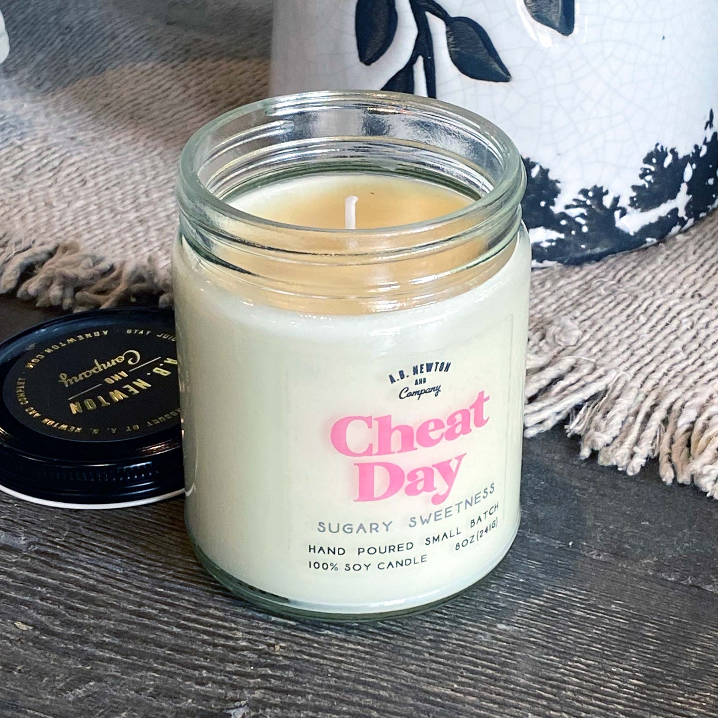 Cheat Day 8oz Soy Candle Hand Poured Small Batch