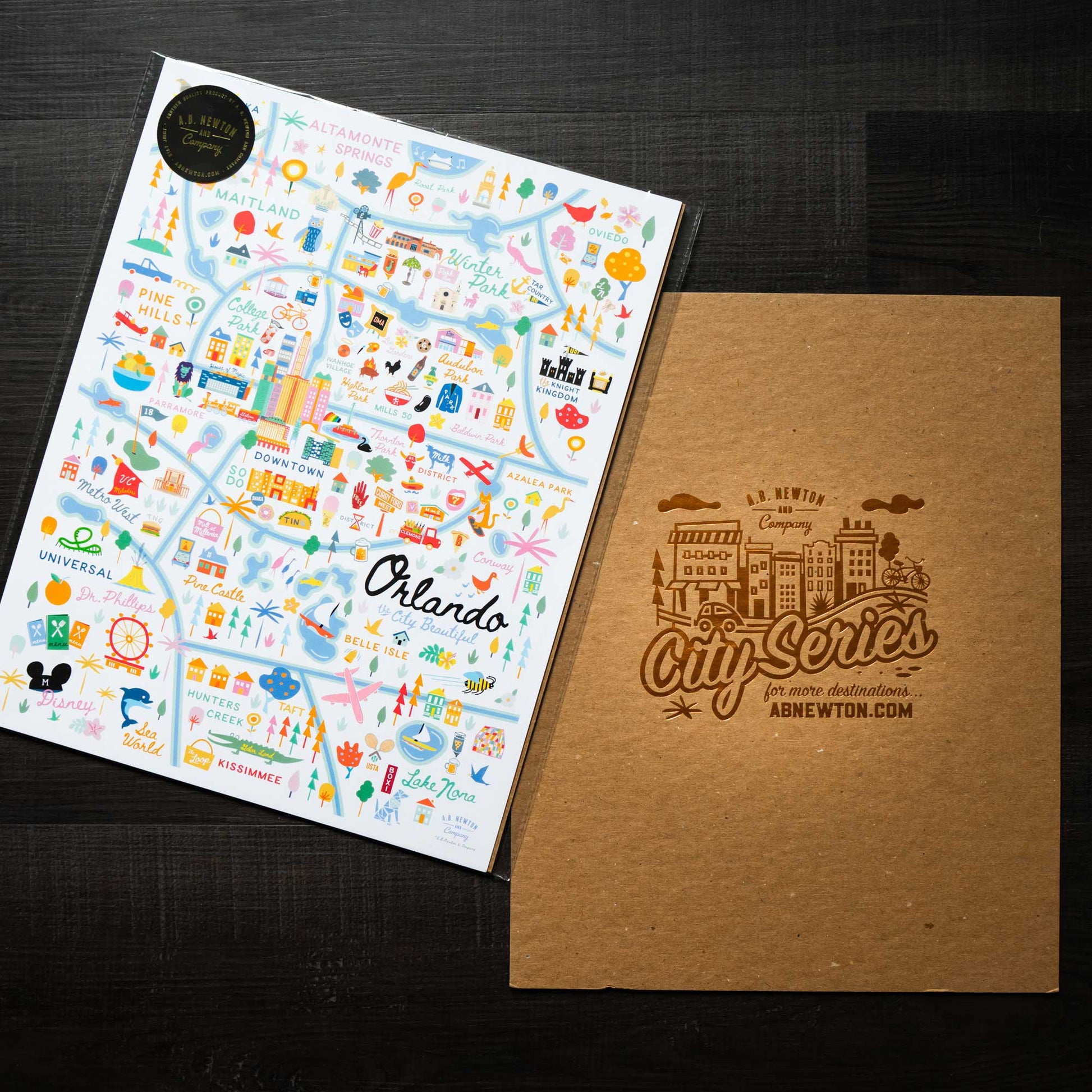 World of Tomorrow Print | Orlando Florida | Theme Park Series - A. B. Newton and Company