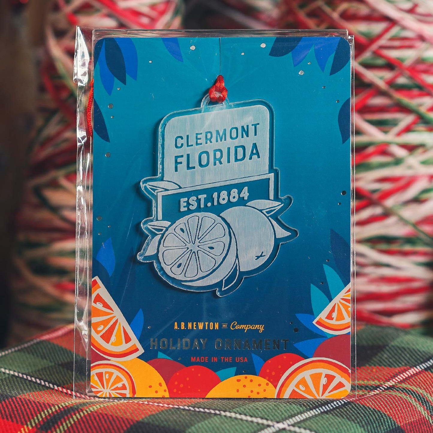 Clermont Florida Orange | Limited Edition Acrylic Ornament - A. B. Newton and Company