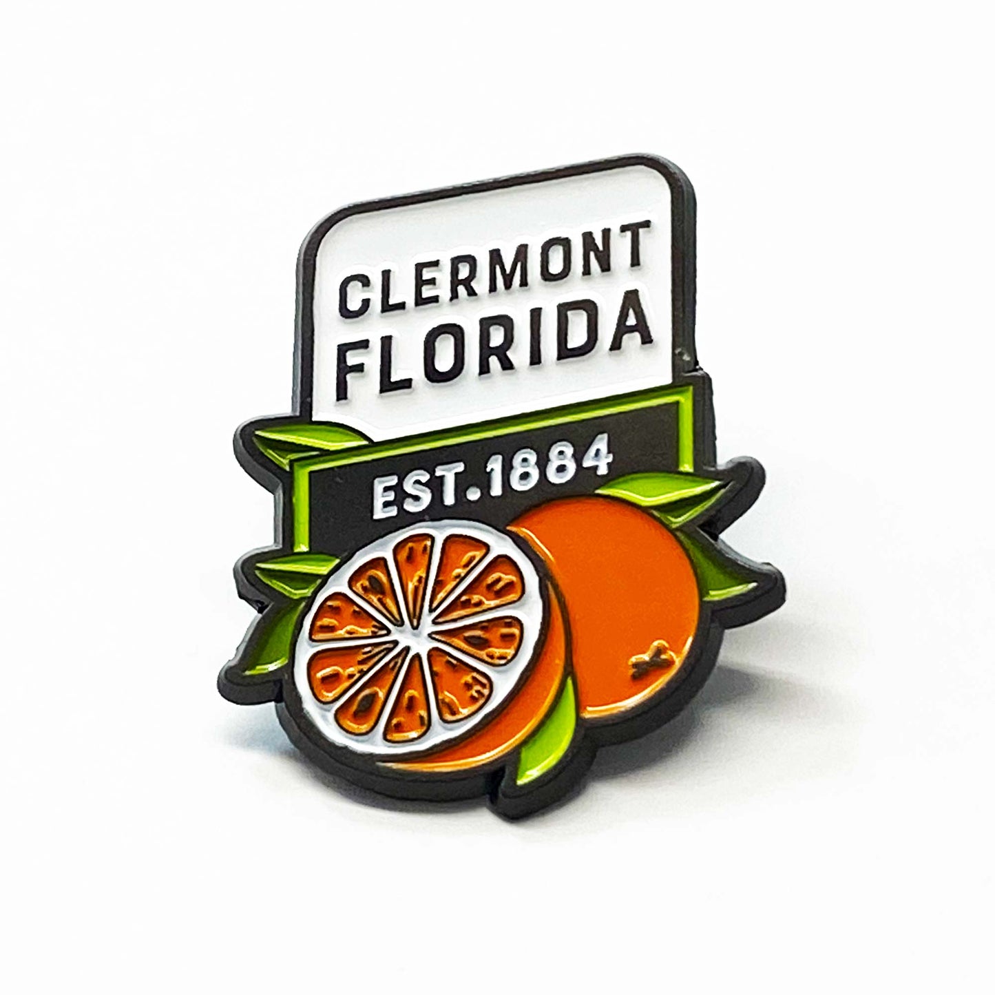 Clermont Florida Orange | Collectible Enamel Pins - A. B. Newton and Company