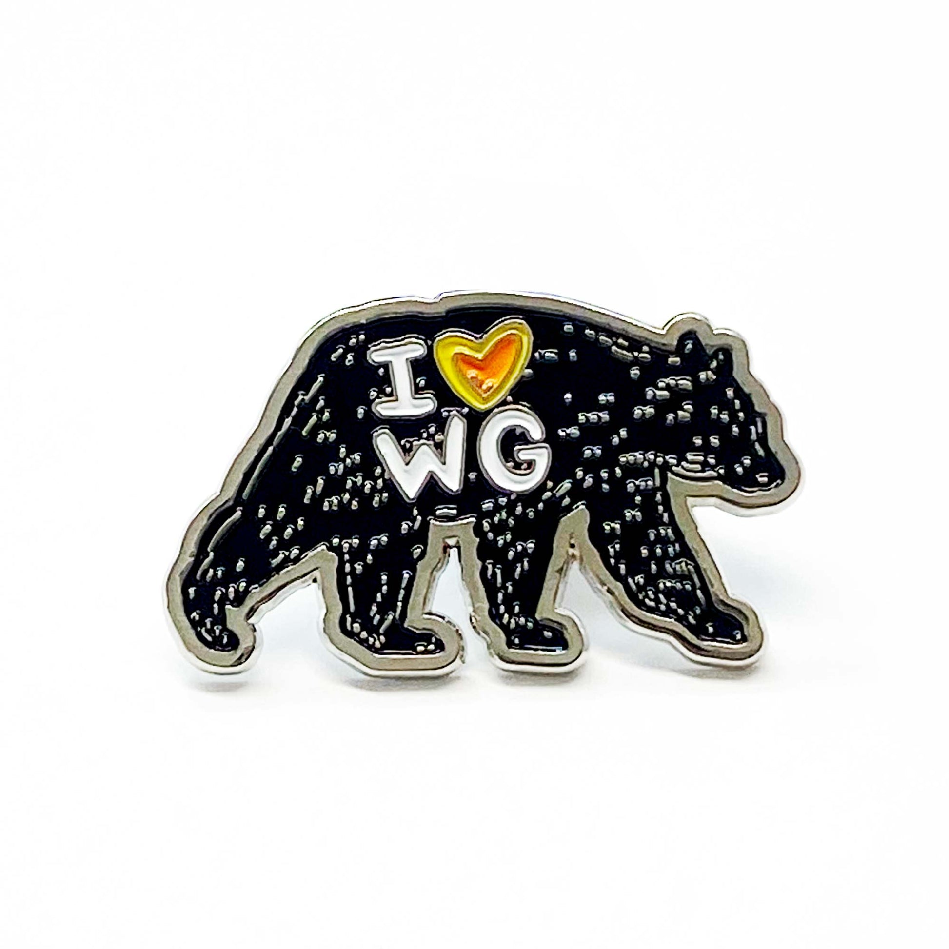 I Love Winter Garden Bear | Collectible Enamel Pins - A. B. Newton and Company