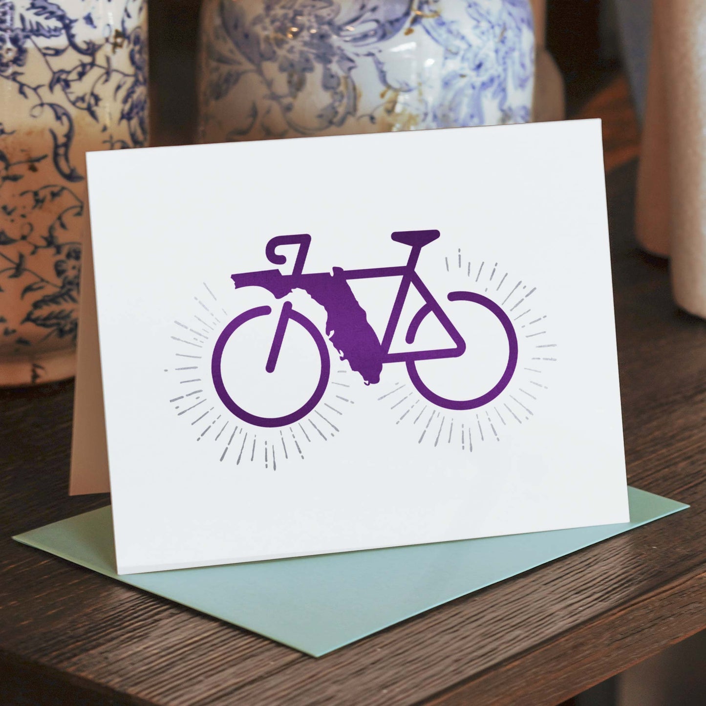 Florida Rides Greeting Card - A. B. Newton and Company