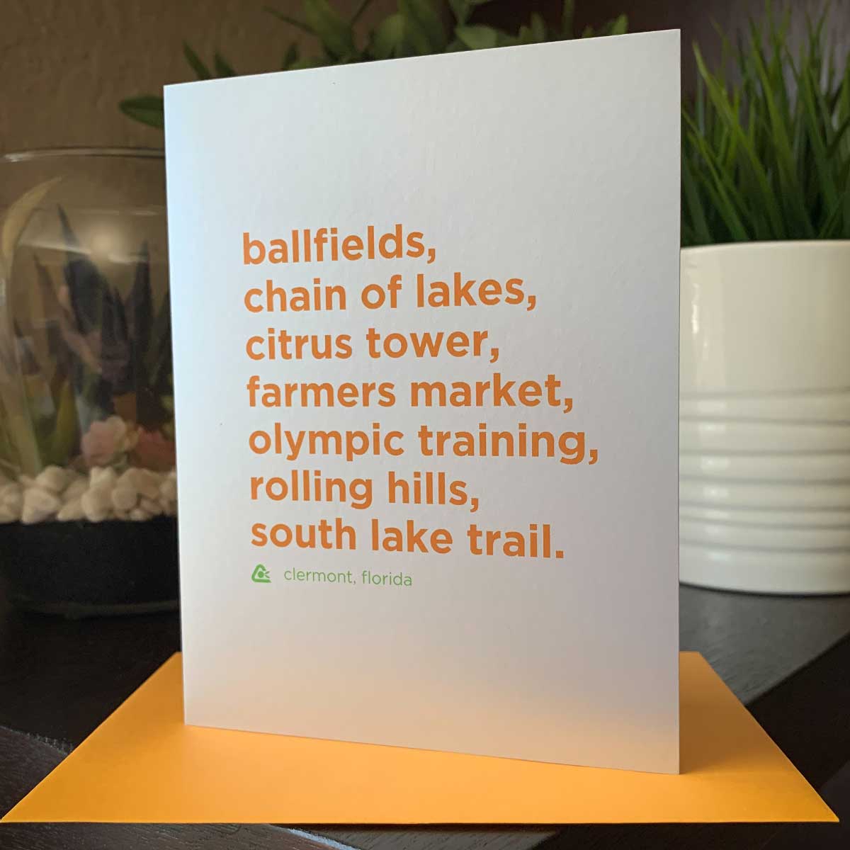 Clermont List Greeting Card - A. B. Newton and Company