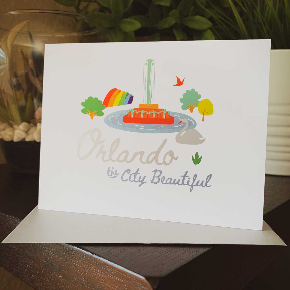 Orlando the City Beautiful Greeting Card - A. B. Newton and Company