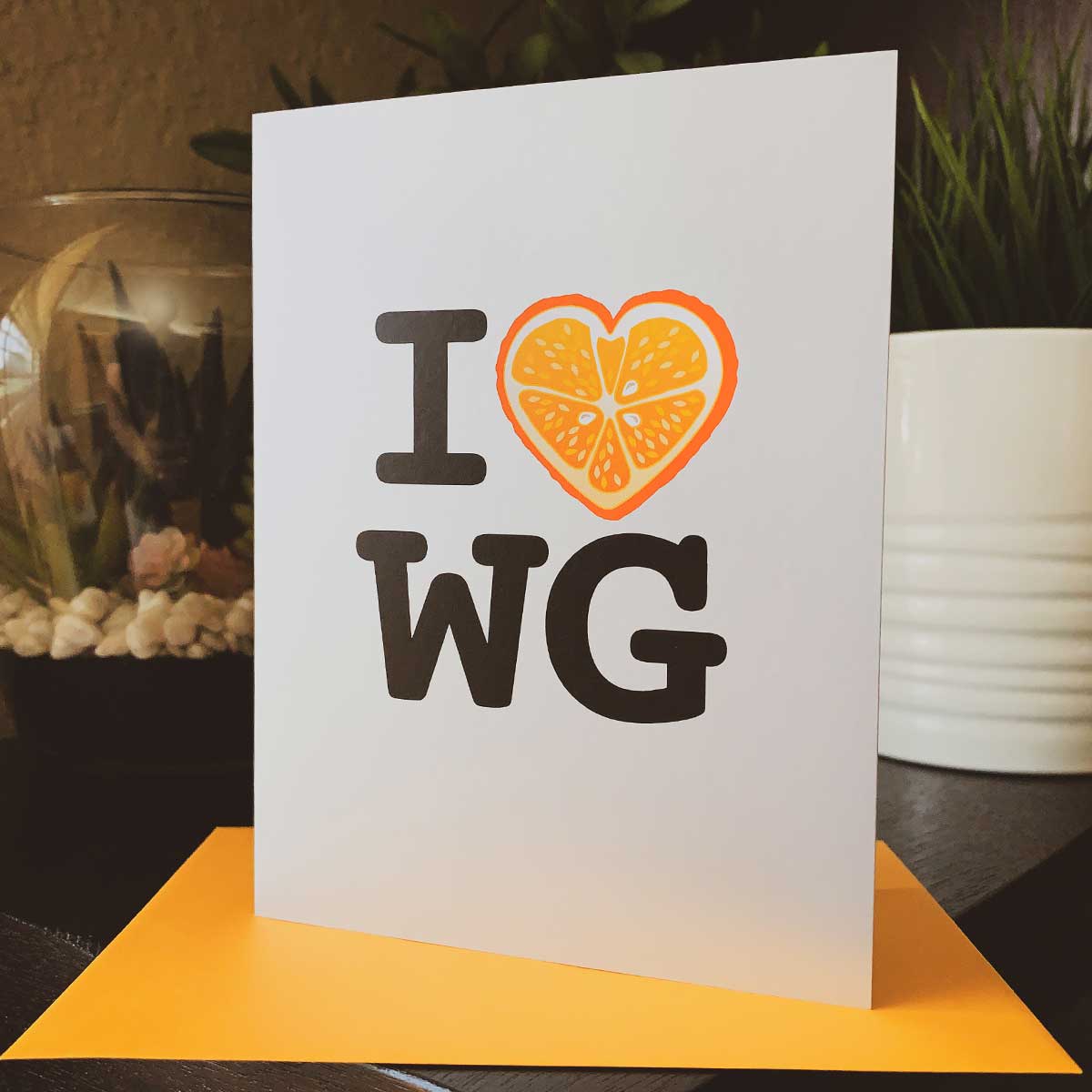 I Love Winter Garden - #IHEARTWG - Greeting Card - A. B. Newton and Company