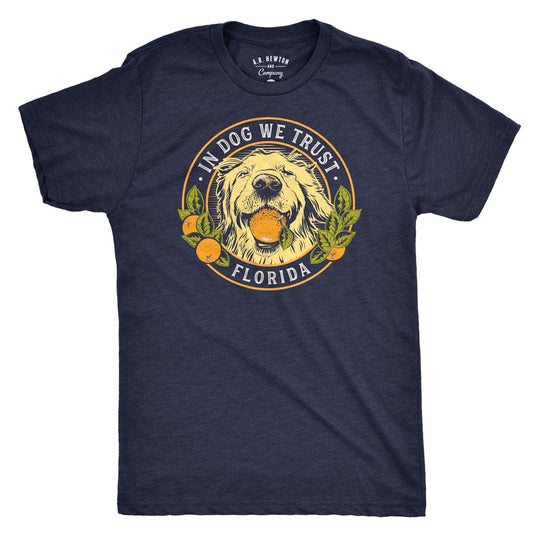 In Dog We Trust | Adorable Florida Dog T-Shirt - A. B. Newton and Company